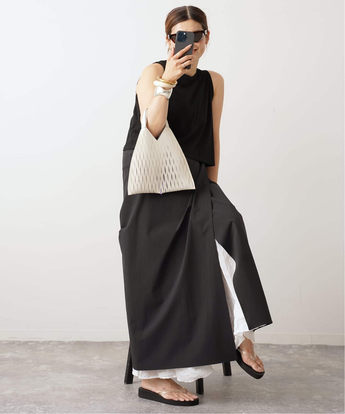 CELERI CROPPED タンクトップ（タンクトップ）｜Deuxieme Classe