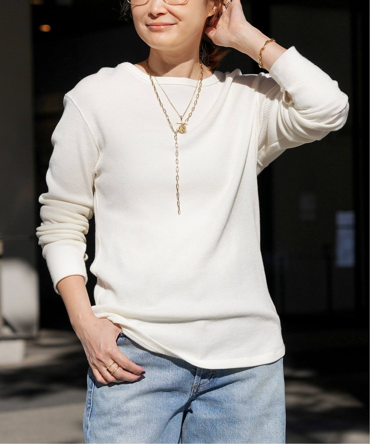 WOOLY WAFFLE プルオーバー（Tシャツ／カットソー）｜Deuxieme Classe