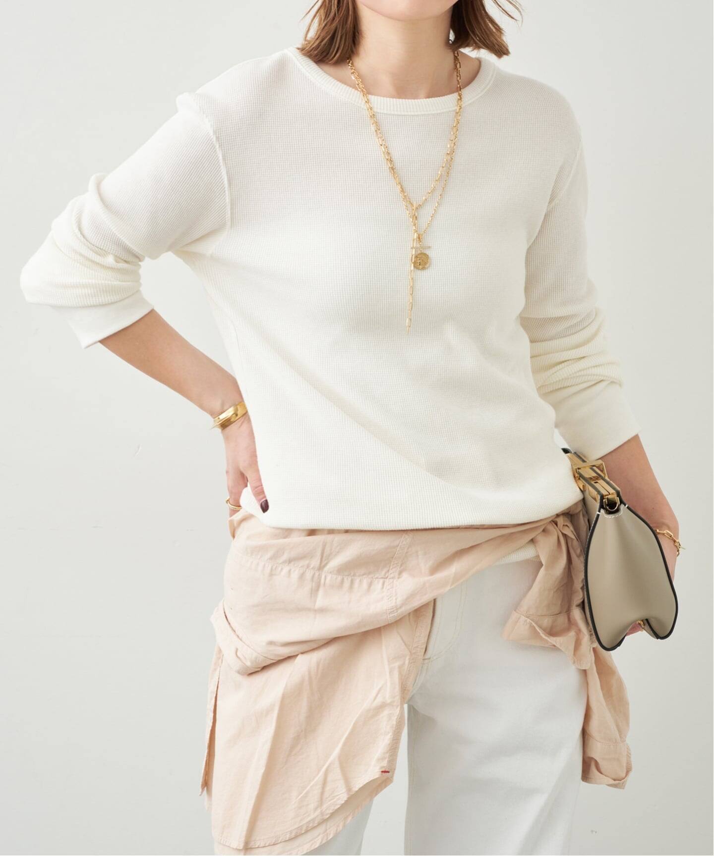 WOOLY WAFFLE プルオーバー（Tシャツ／カットソー）｜Deuxieme Classe