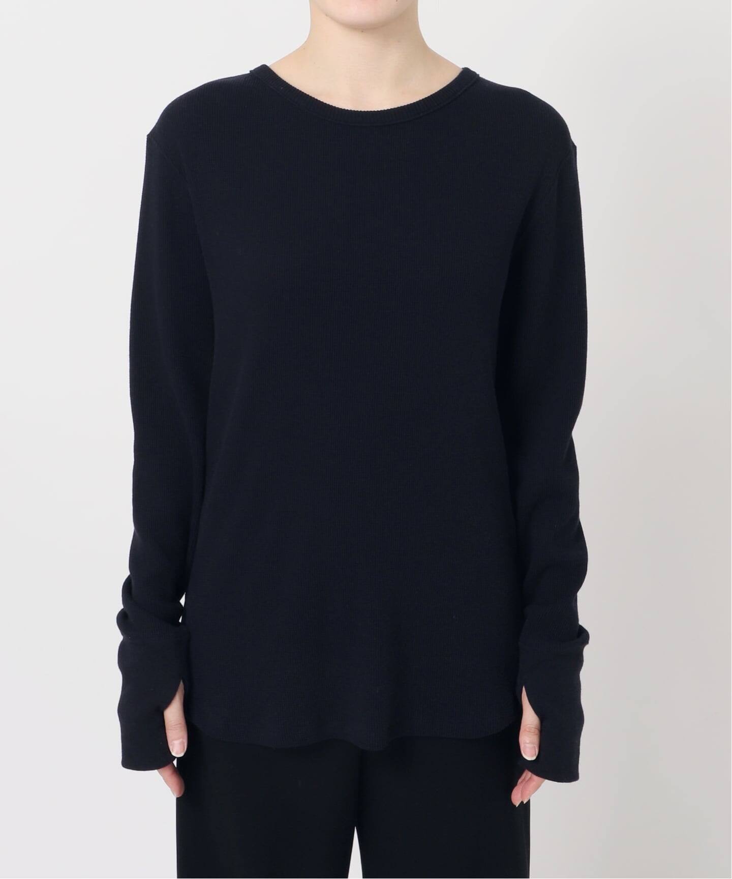 極美品☆ドゥーズィエムクラス　WOOLY WAFFLE プルオーバー　完売　紺色 WOOLY WAFFLE プルオーバー（Tシャツ／カットソー）｜Deuxieme Classe
