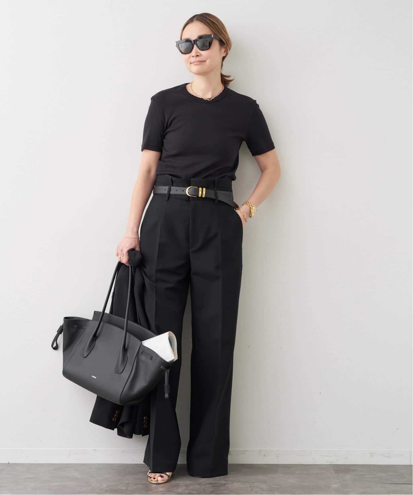 極美品◎26SS ドゥーズィエムクラス AESTHETIC クルーネックT 38 AESTHETIC クルーネック Tシャツ（Tシャツ／カットソー）｜Deuxieme