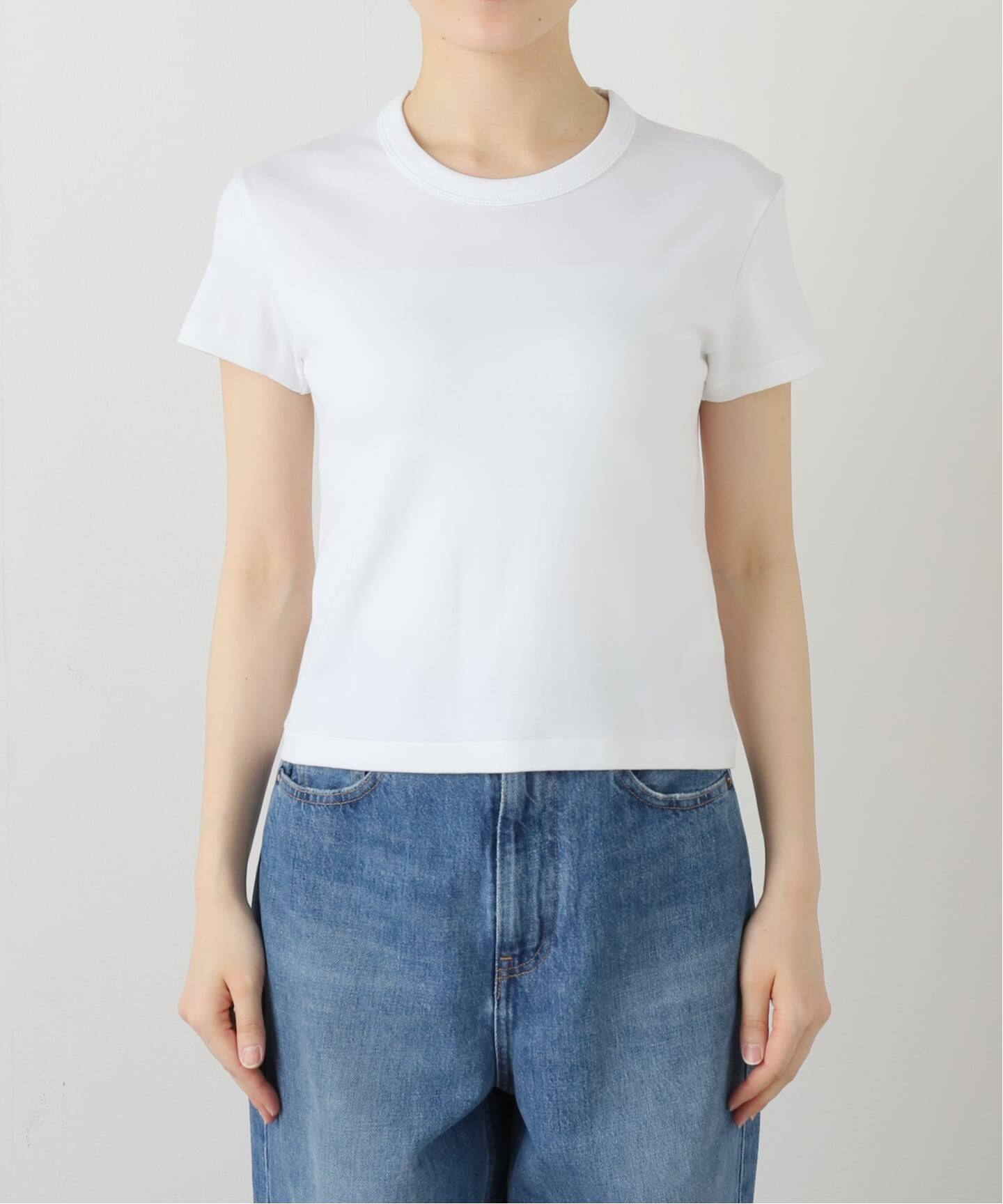AESTHETIC クルーネック Tシャツ（Tシャツ／カットソー）｜Deuxieme