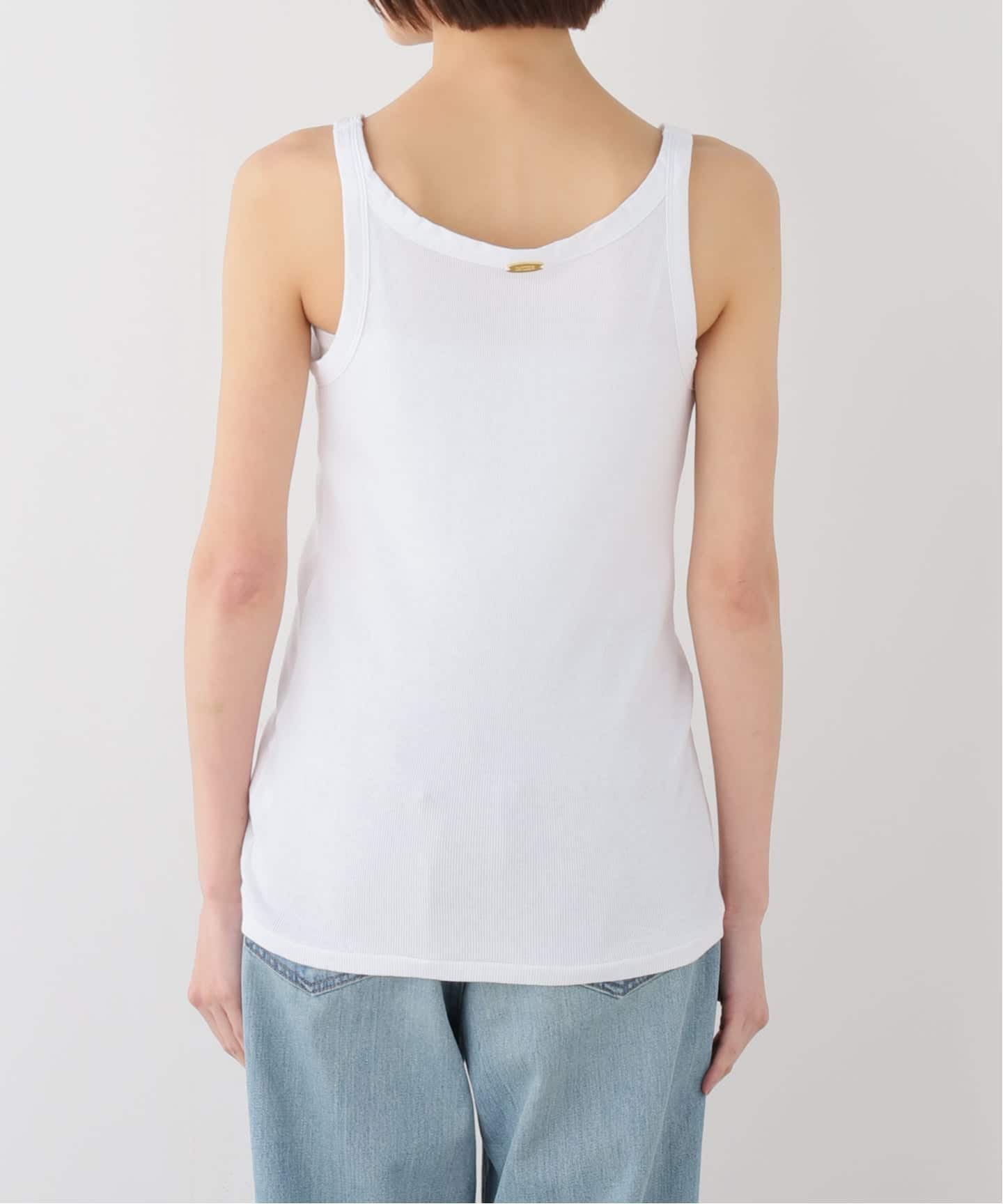 Deuxieme Classe Loosey リブタンクトップ　フリー　ベージュ 追加 Looseyリブ タンクトップ（タンクトップ）｜Deuxieme Classe