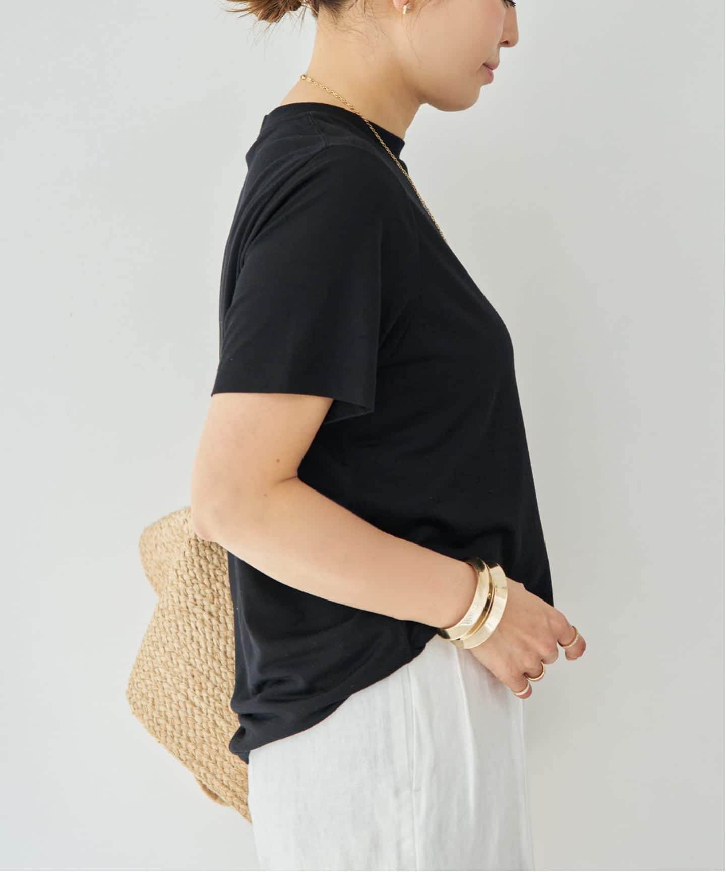 Prime wool jersey Tシャツ（Tシャツ／カットソー）｜Deuxieme Classe