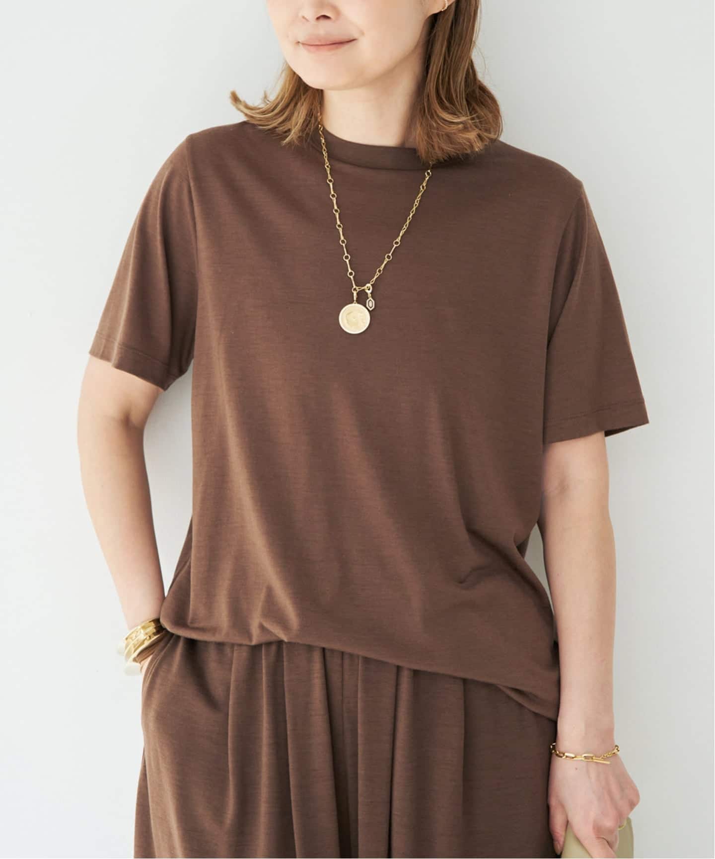 Deuxieme Classe/Prime wool jersey Tシャツ Prime wool jersey Tシャツ（Tシャツ／カットソー）｜Deuxieme Classe