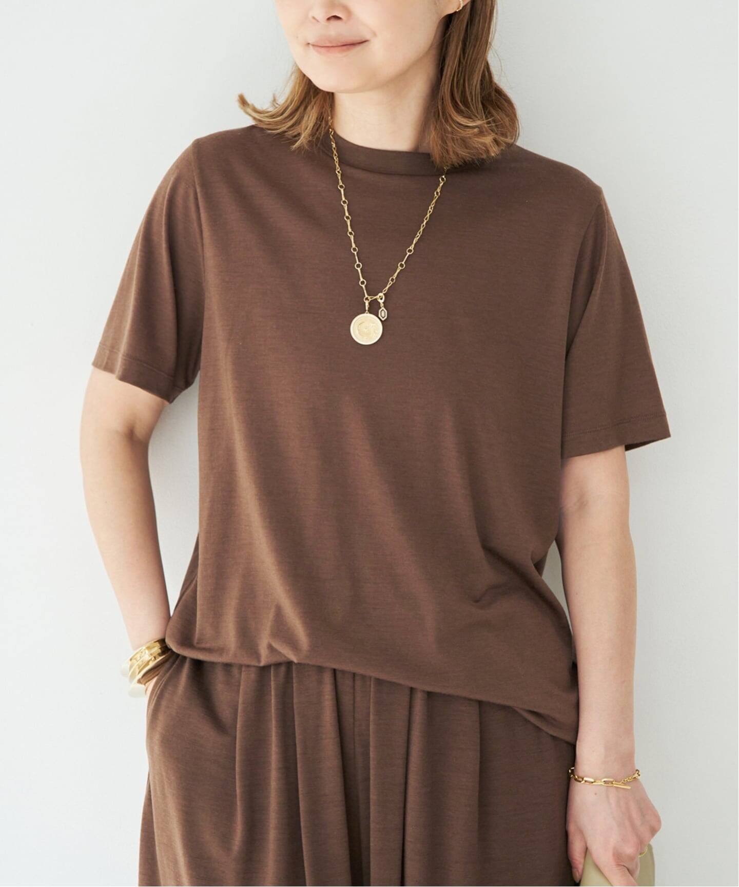 Prime wool jersey Tシャツ（Tシャツ／カットソー）｜Deuxieme Classe 