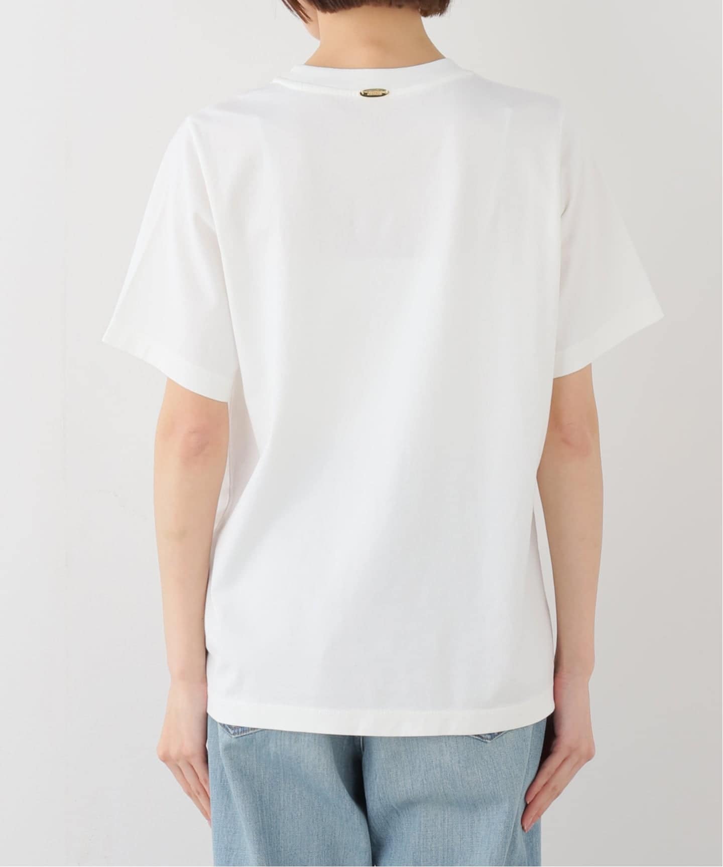 ドゥーズィエムクラス  ポケツキワイドTシャツ ホワイト 白 hooked Tシャツ（Tシャツ／カットソー）｜Deuxieme Classe