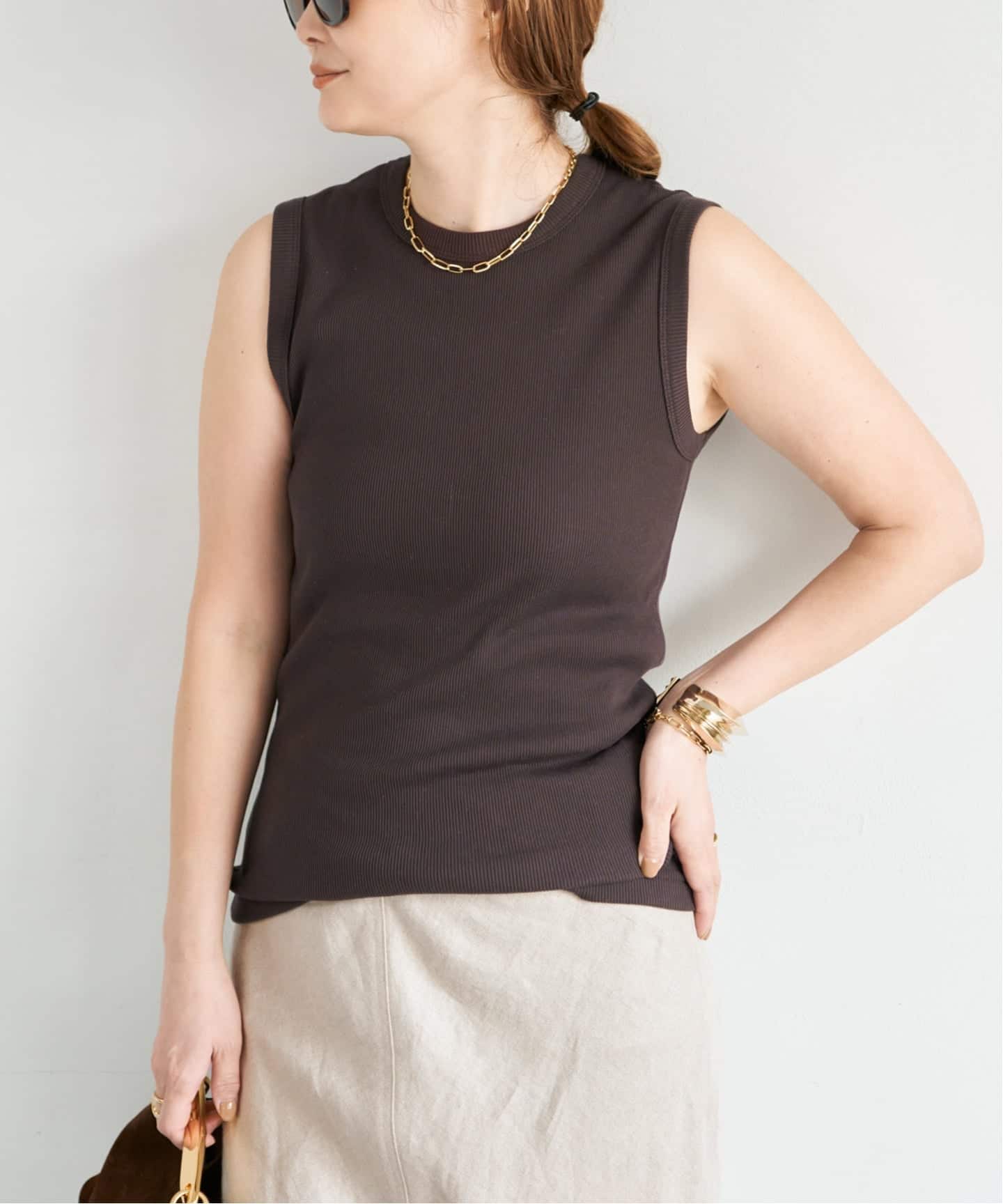 トップス Deuxieme Classe dignity sleeveless Dignity sleeveless（Tシャツ／カットソー）｜Deuxieme Classe