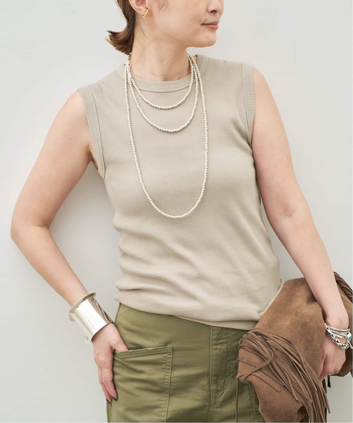 追加 Dignity sleeveless（Tシャツ／カットソー）｜Deuxieme Classe
