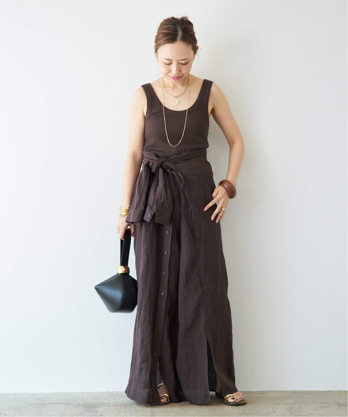 未使用 ドゥーズィエムクラス LOREL RIB タンクトップ 2024年モデル MUSE de Deuxieme classe（ミューズデドゥーズィエムクラス）の