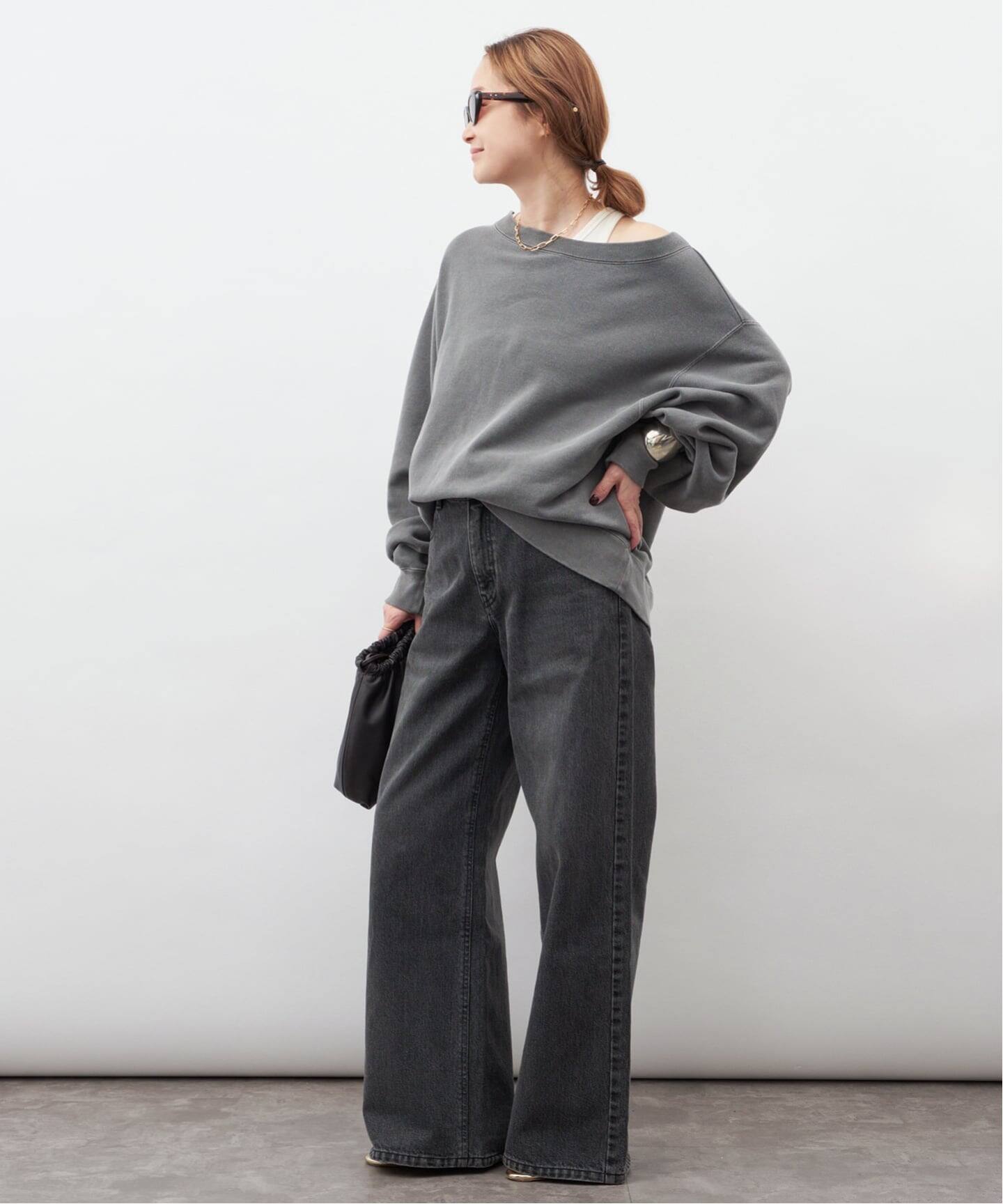 予約》*Vintage Off Shoulder プルオーバー（スウェット）｜Deuxieme