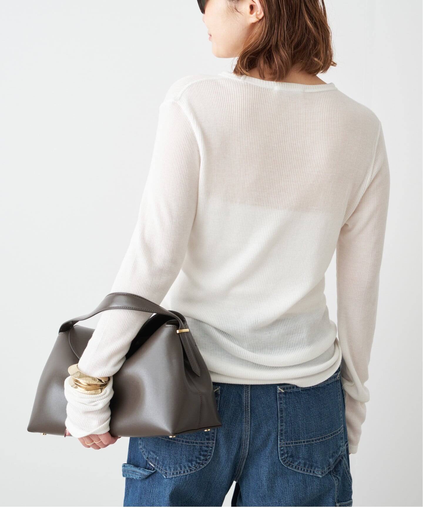 テレコ ロングスリーブ プルオーバー（Tシャツ／カットソー