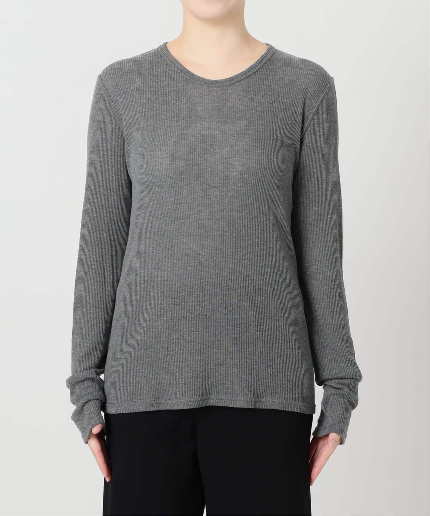 テレコ ロングスリーブ プルオーバー（Tシャツ／カットソー