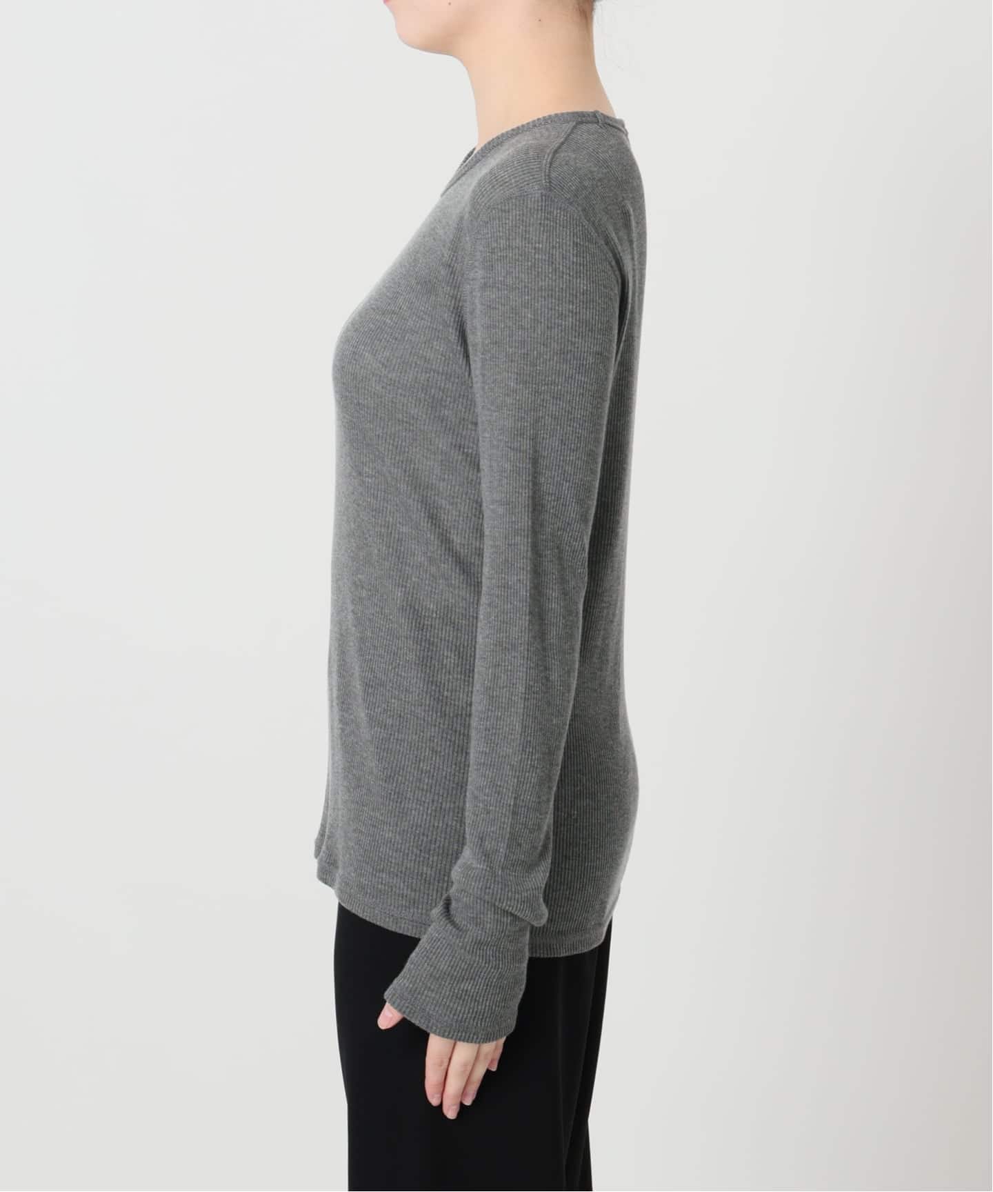 【未使用】Deuxieme Classe テレコ ロングスリーブ プルオーバー テレコ ロングスリーブ プルオーバー（Tシャツ／カットソー