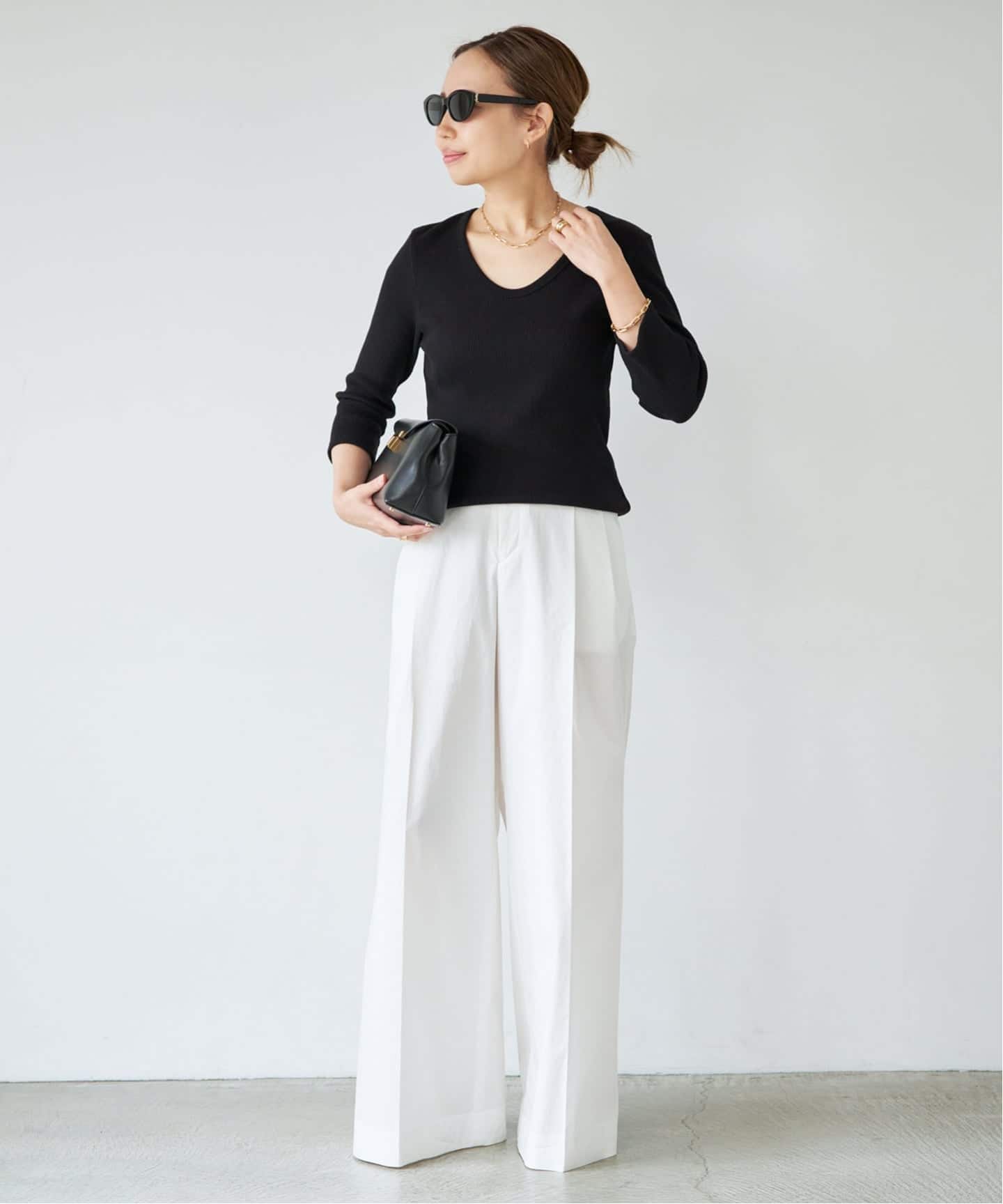 ドゥーズィエムクラスLIKE Rib Open Neck プルオーバー Rib Open Neck プルオーバー（Tシャツ／カットソー）｜Deuxieme Classe