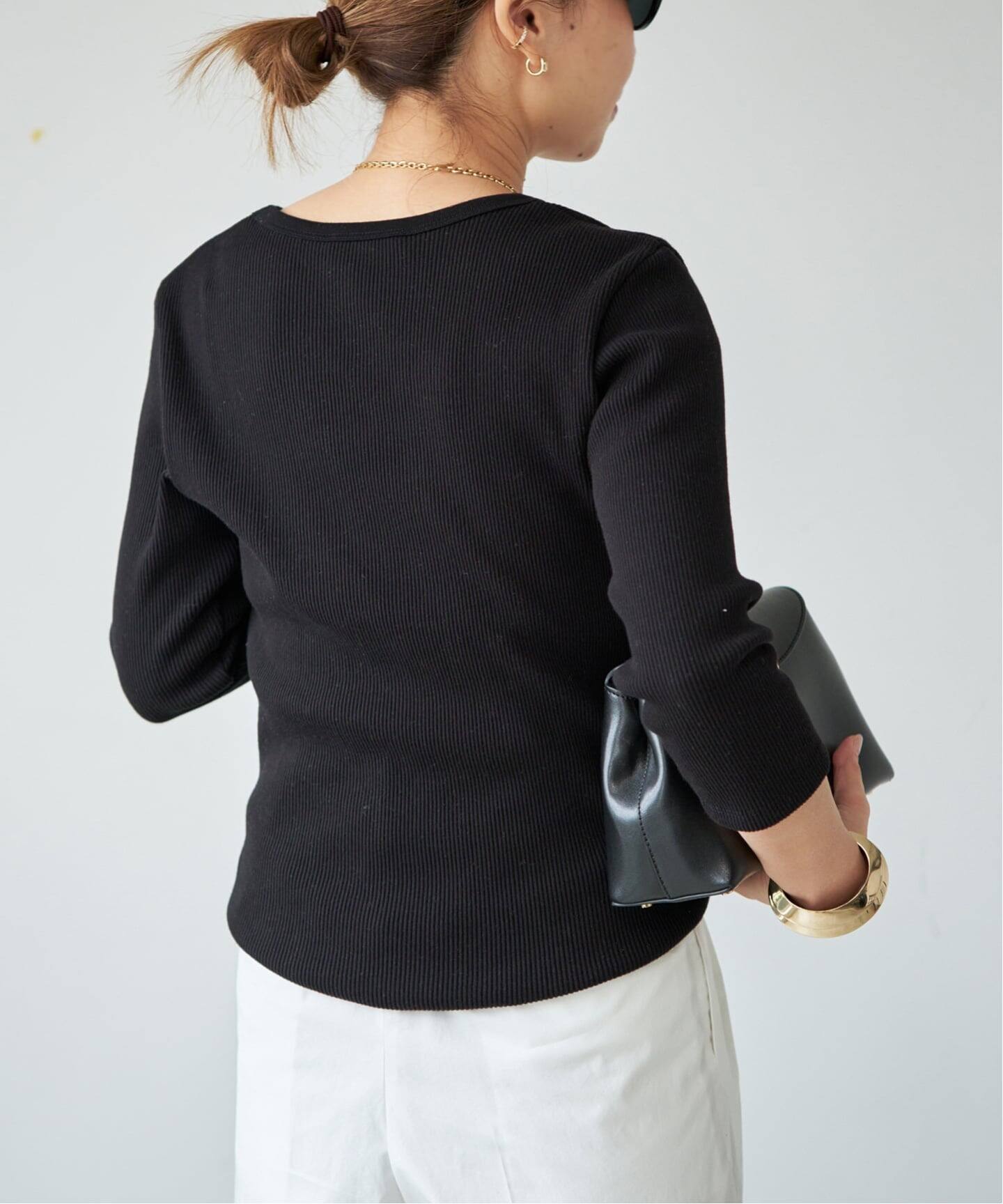 あいらぶです ドゥーズィエムクラス  RIB Tシャツ Deuxieme Classe(ドゥーズィエムクラス)の「RIB Tシャツ（Deuxieme