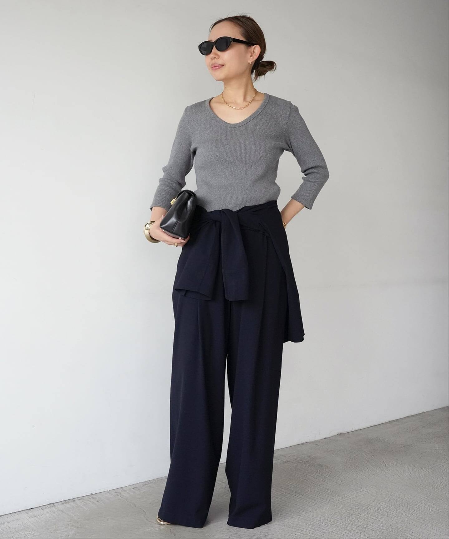 DeuxiemeClasse RIB プルオーバー Rib Open Neck プルオーバー（Tシャツ／カットソー）｜Deuxieme Classe