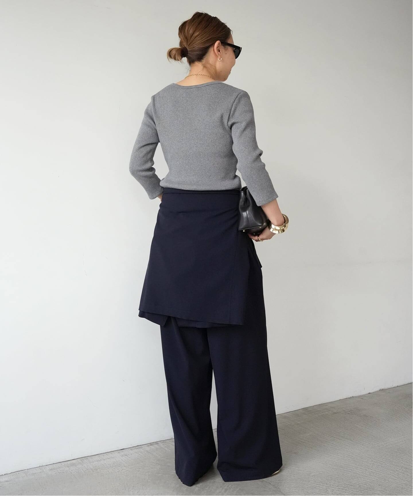 ドゥーズィエムクラス  RIB  Tシャツ Deuxieme Classe（ドゥーズィエムクラス） tシャツ Rib Open Neck プル