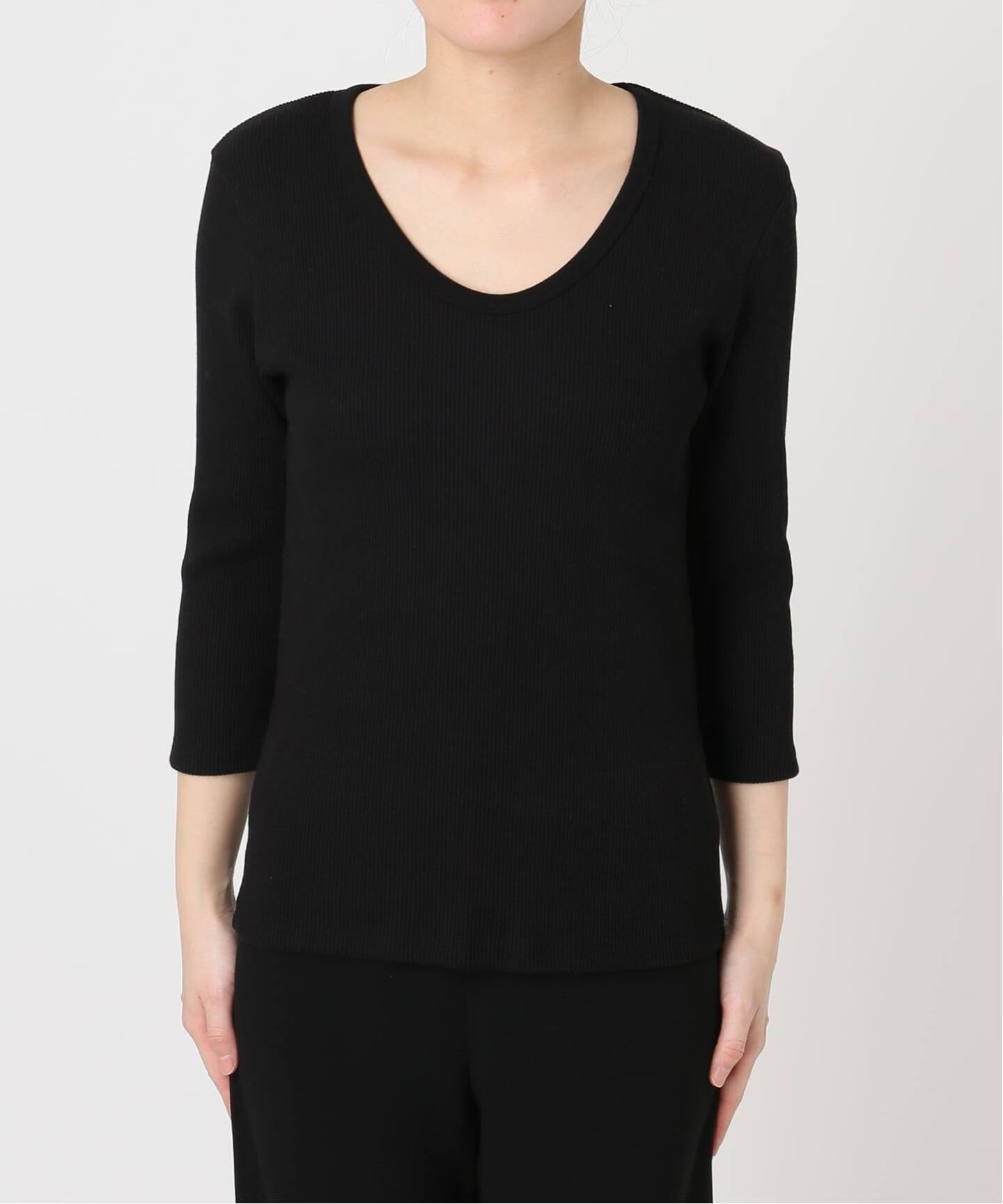 DeuxiemeClasse RIB プルオーバー Rib Open Neck プルオーバー（Tシャツ／カットソー）｜Deuxieme Classe