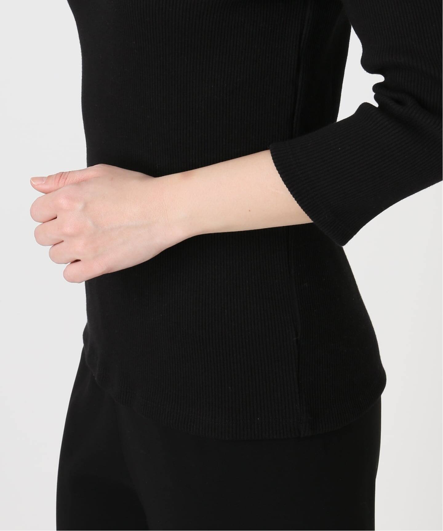 Rib Open Neck プルオーバー（Tシャツ／カットソー）｜Deuxieme Classe