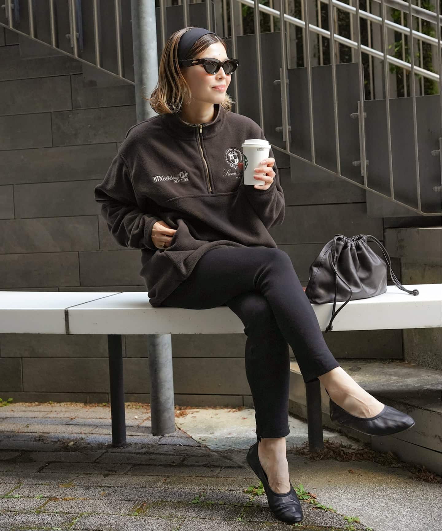 BTN Half Zip フリース（その他トップス）｜Deuxieme Classe