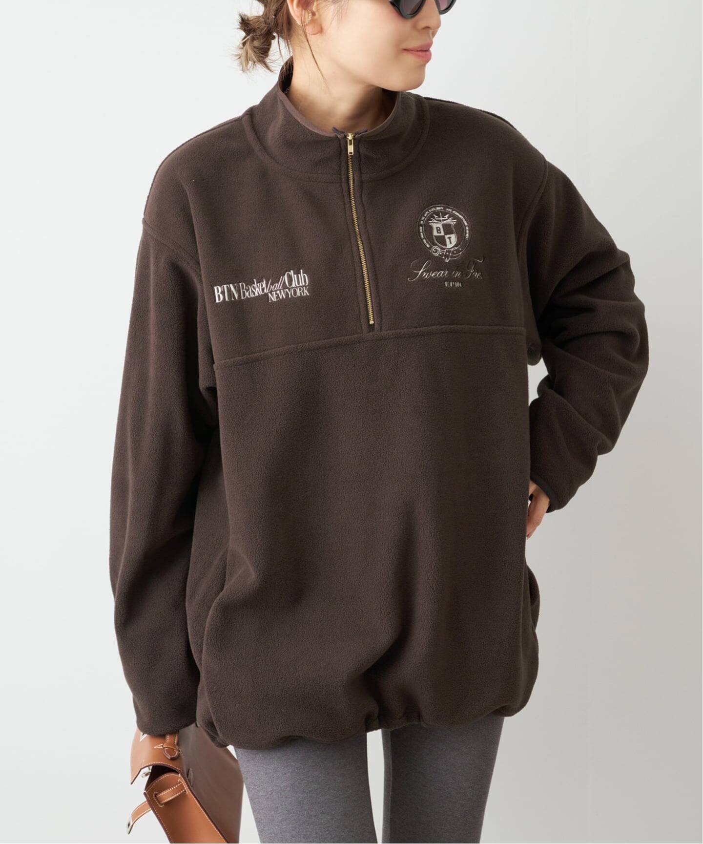 BTN Half Zip フリース（その他トップス）｜Deuxieme Classe 