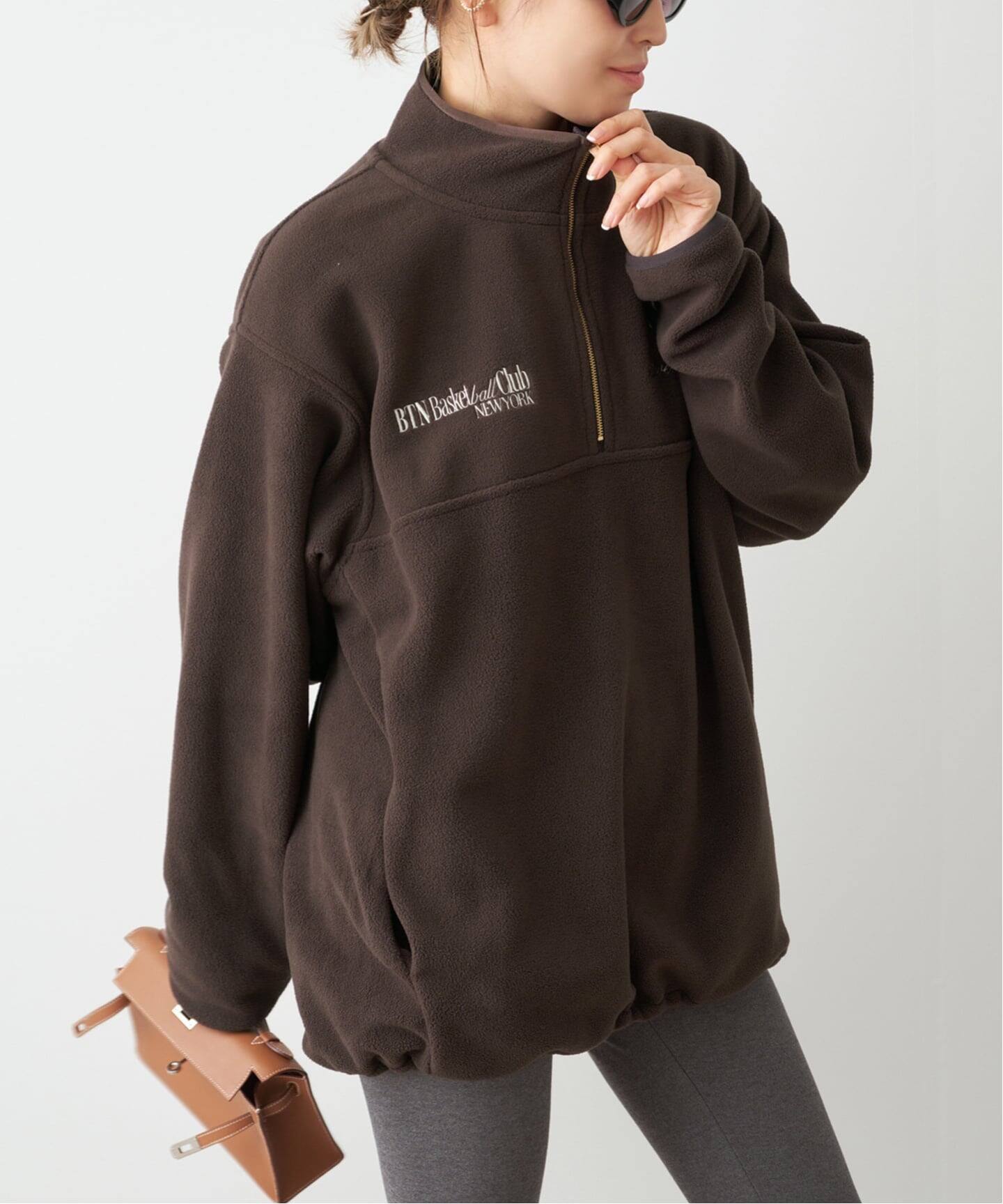 BTN Half Zip フリース（その他トップス）｜Deuxieme Classe