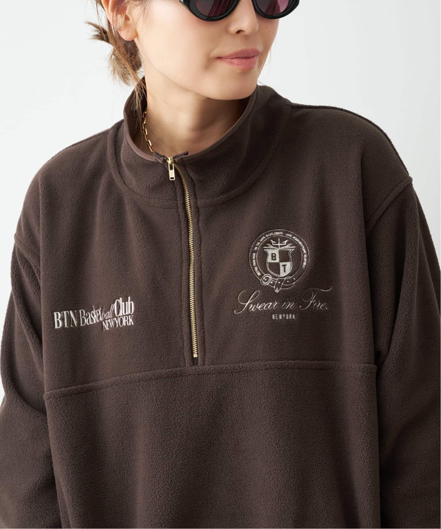 新品タグ付きBTN Half Zip フリース BTN Half Zip フリース（その他トップス）｜Deuxieme Classe