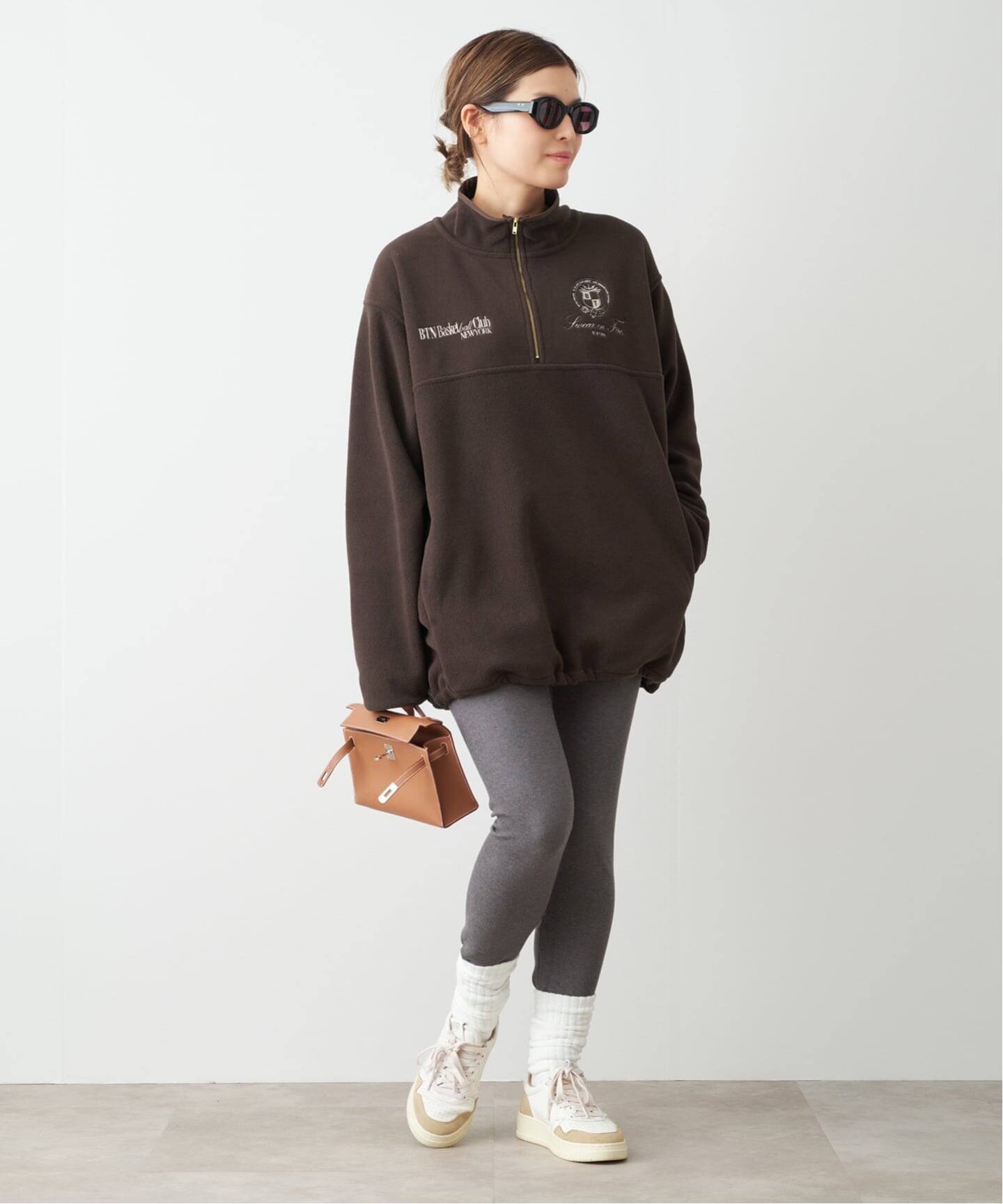 BTN Half Zip フリース（その他トップス）｜Deuxieme Classe