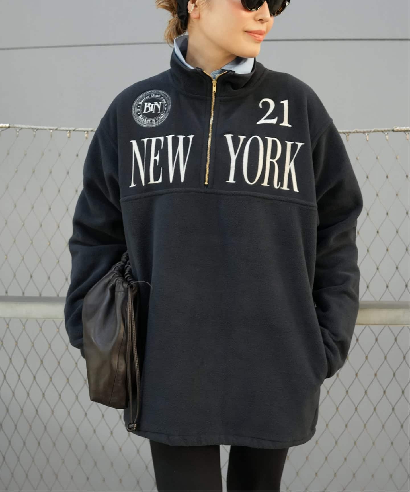 BTN Half Zip フリース（その他トップス）｜Deuxieme Classe