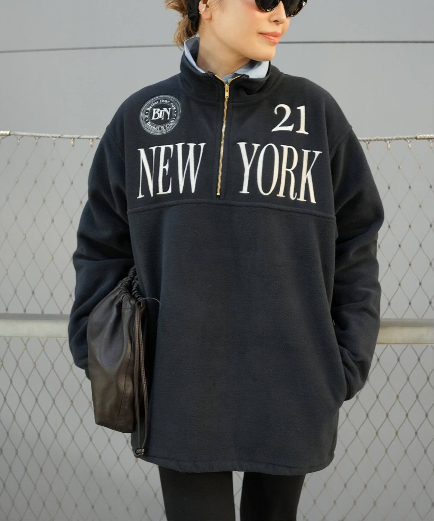 BTN Half Zip フリース（その他トップス）｜Deuxieme Classe 