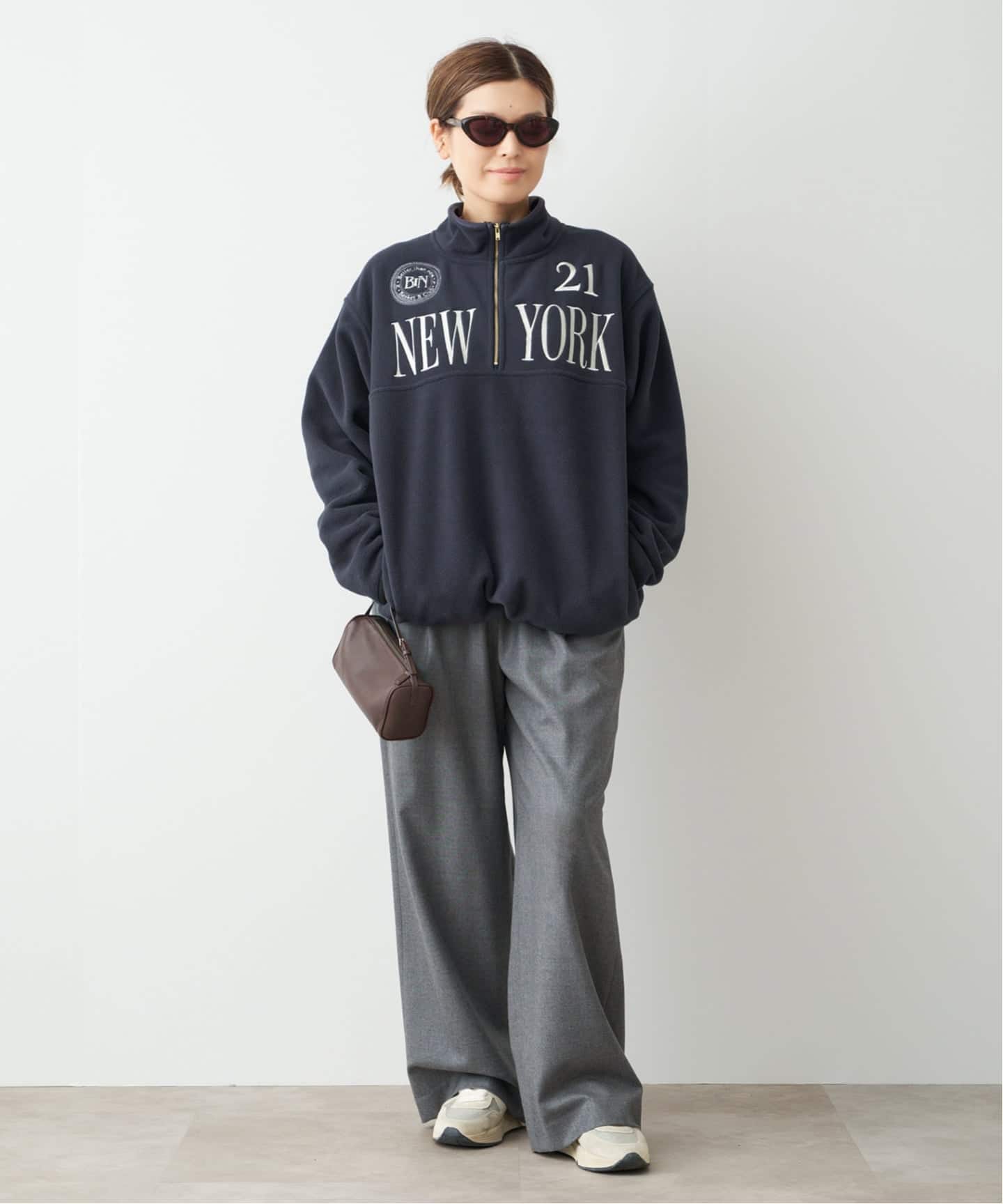 BTN Half Zip フリース（その他トップス）｜Deuxieme Classe