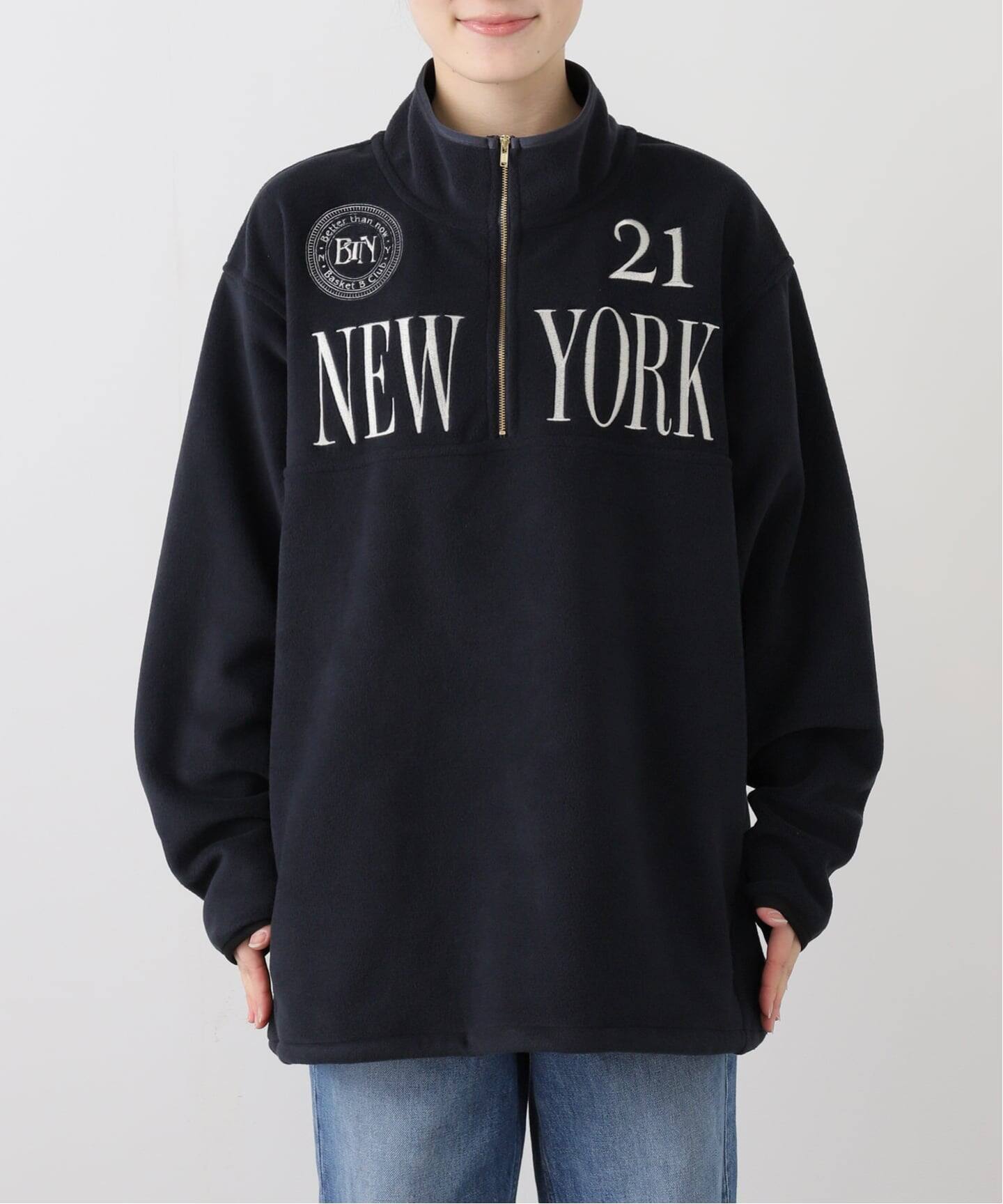 BTN Half Zip フリース（その他トップス）｜Deuxieme Classe 
