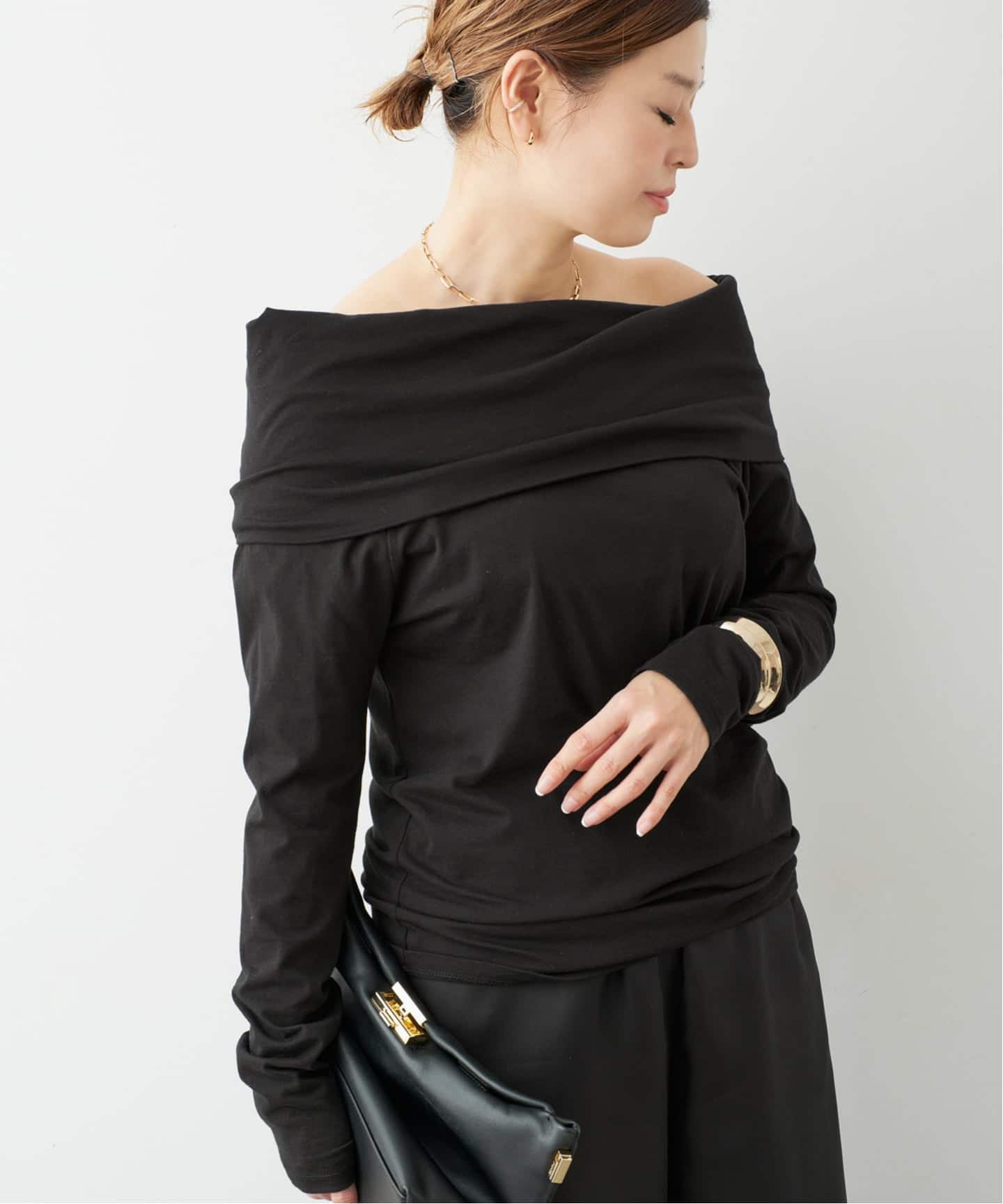 ドゥーズィエムクラス オフショルダー off shoulder プルオーバー（ニット/セーター）｜Deuxieme Classe