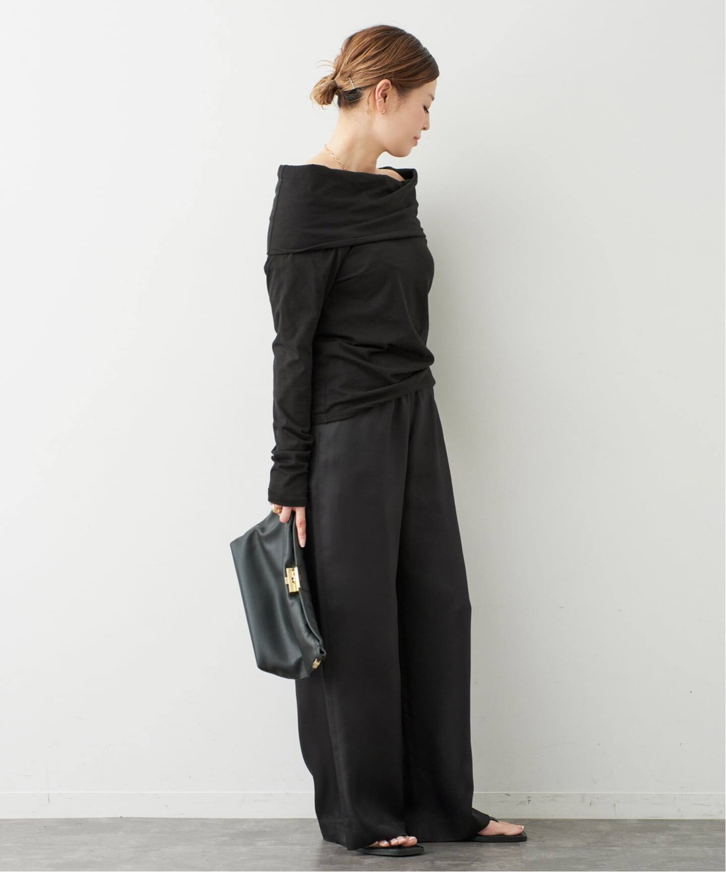 今期　ドゥーズィエムクラス　26SS Draped オフショルダー プルオーバー Draped オフショルダー プルオーバー（Tシャツ／カットソー
