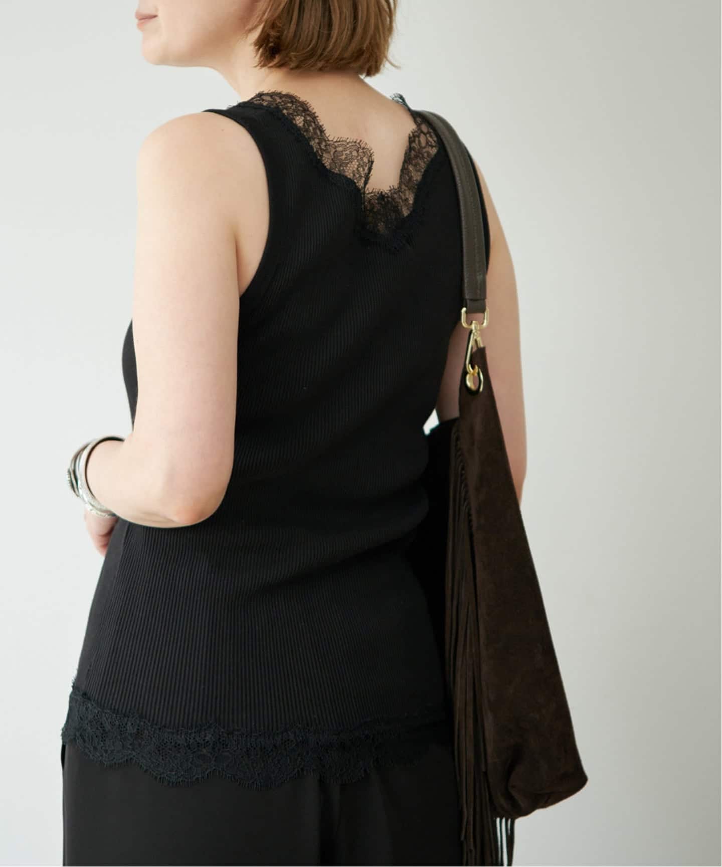 Lace Rib タンクトップ（タンクトップ）｜Deuxieme Classe