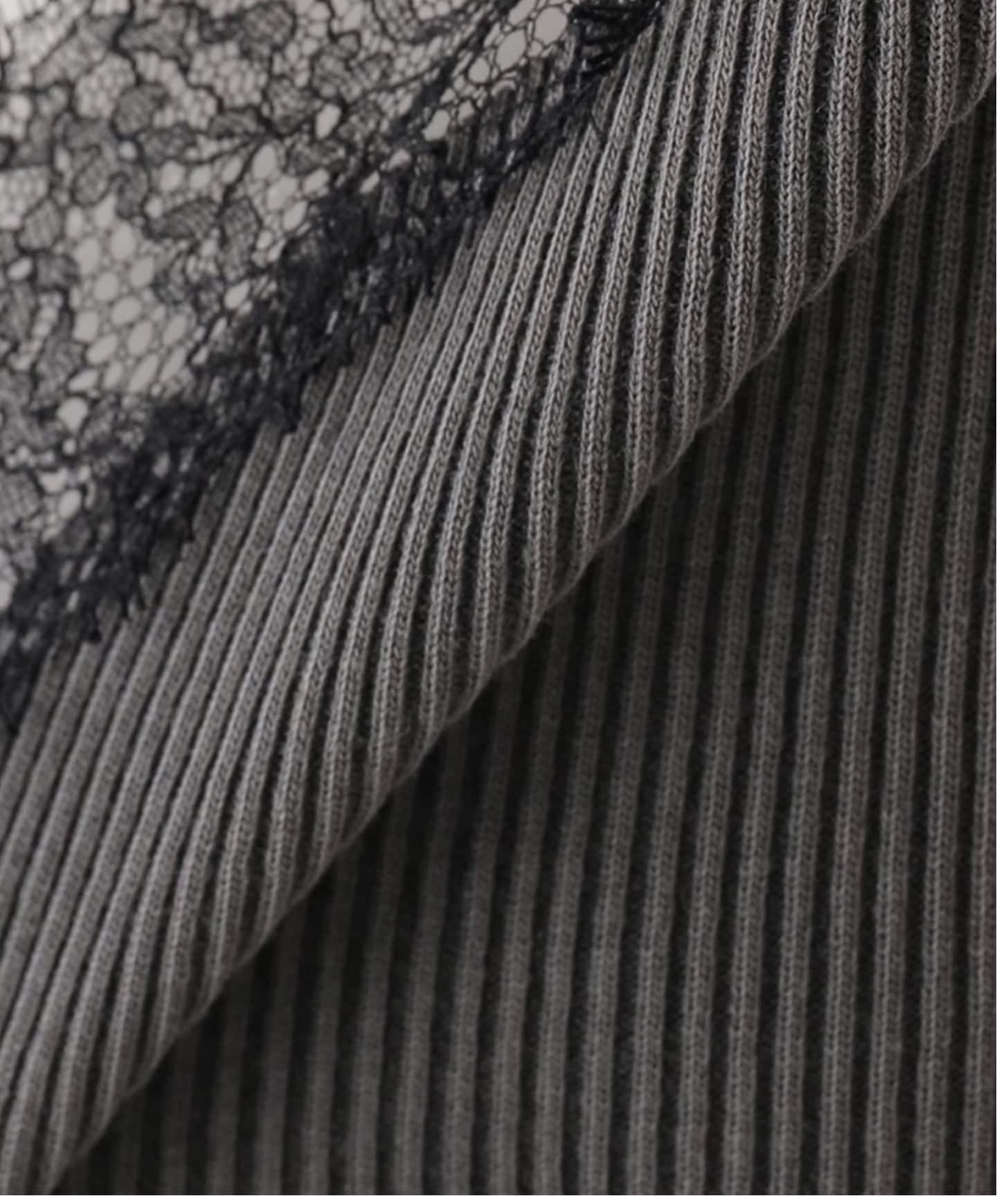 Lace Rib タンクトップ（タンクトップ）｜Deuxieme Classe