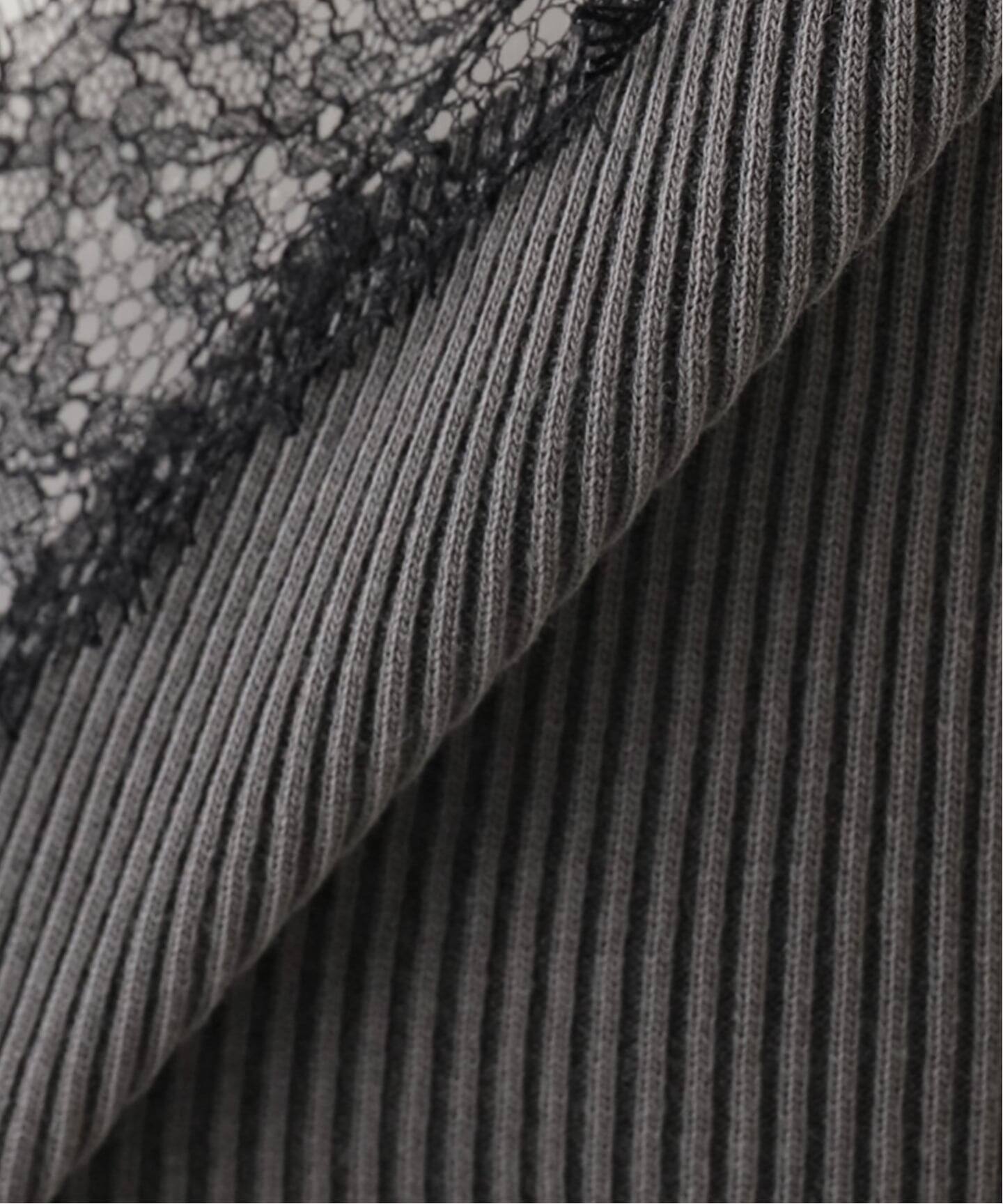 Lace Rib タンクトップ（タンクトップ）｜Deuxieme Classe 