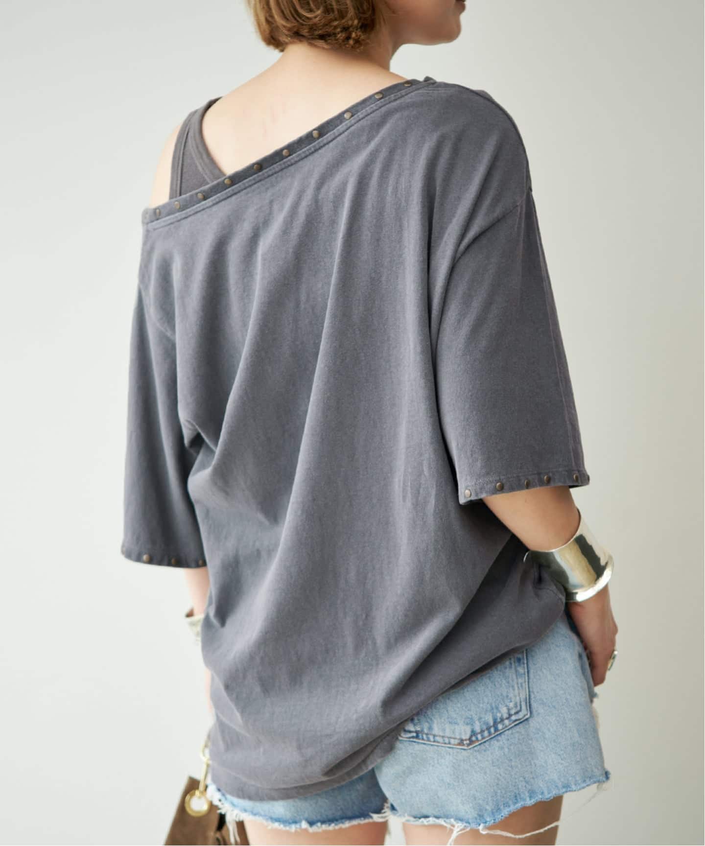 スタッズ Tシャツ（Tシャツ／カットソー）｜Deuxieme Classe