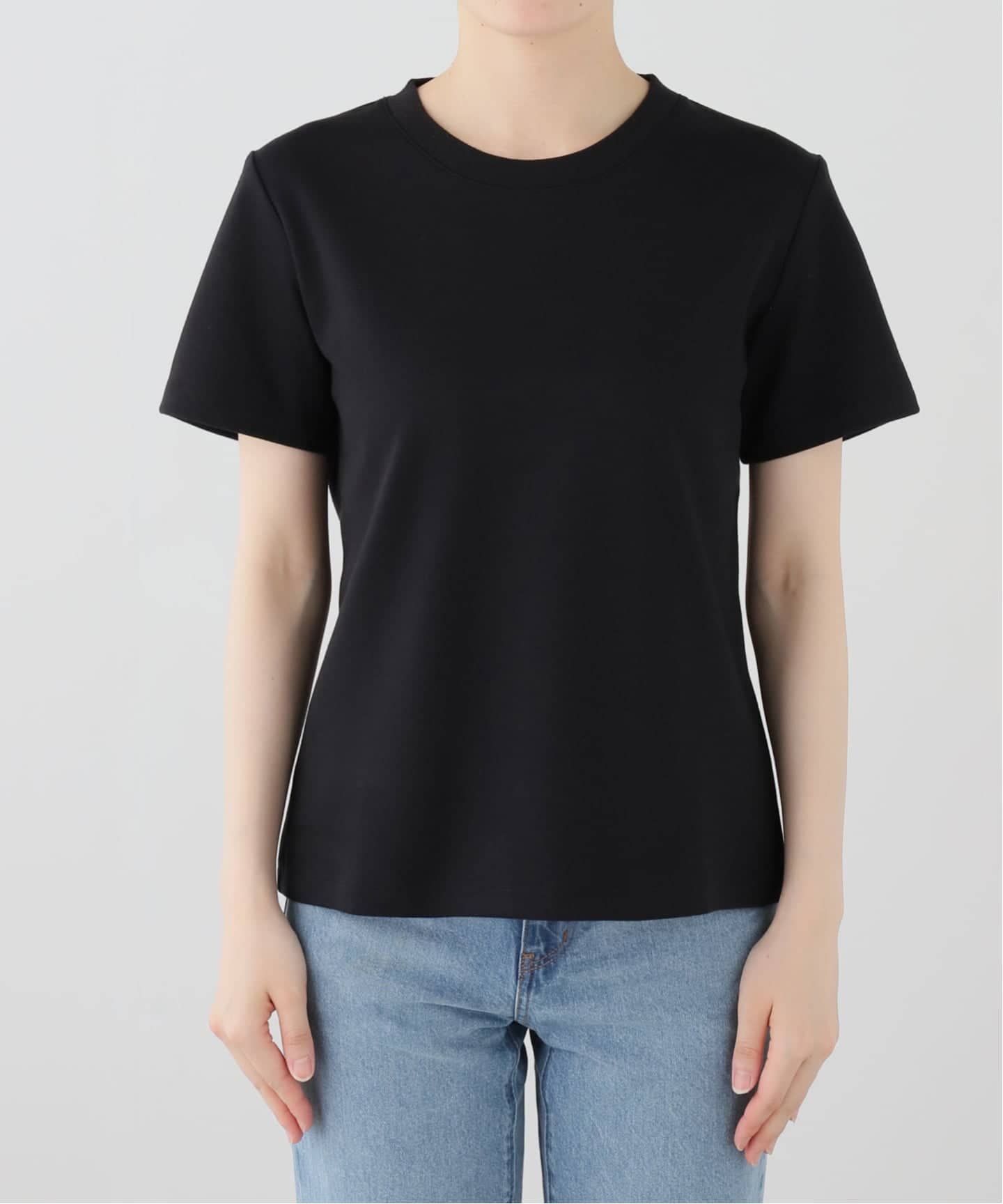 極美品 ドゥーズィエムクラス Semi-Sheer Tシャツ コットン 黒 Basic Tシャツ（Tシャツ／カットソー）｜Deuxieme Classe