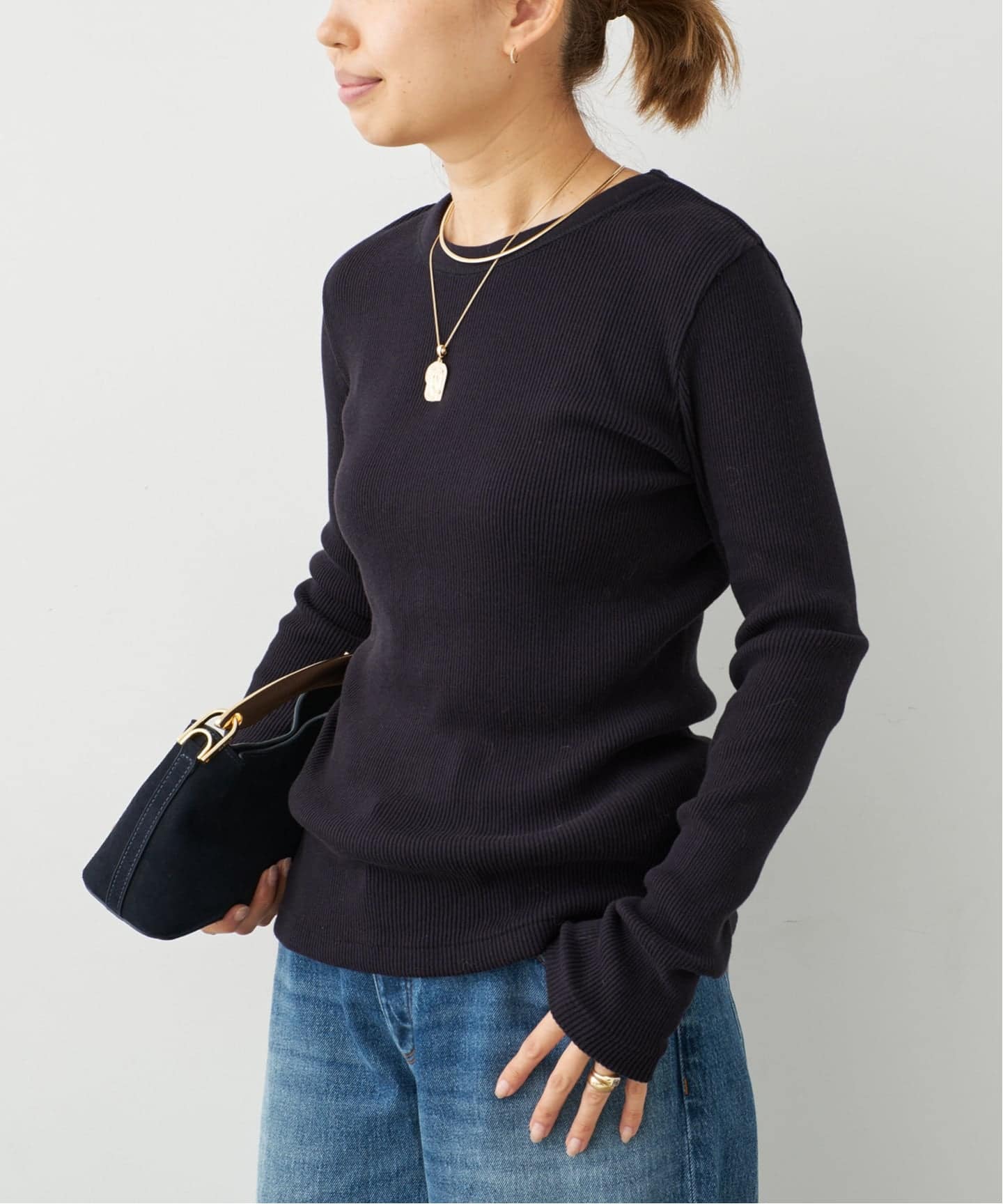 Co/Ca Rib Tシャツ（Tシャツ／カットソー）｜Deuxieme Classe