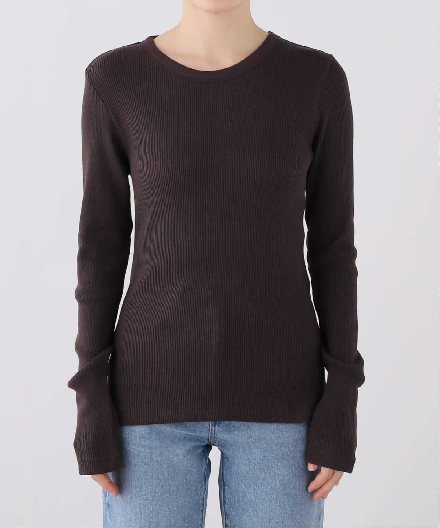 Co/Ca Rib Tシャツ（Tシャツ／カットソー）｜Deuxieme Classe
