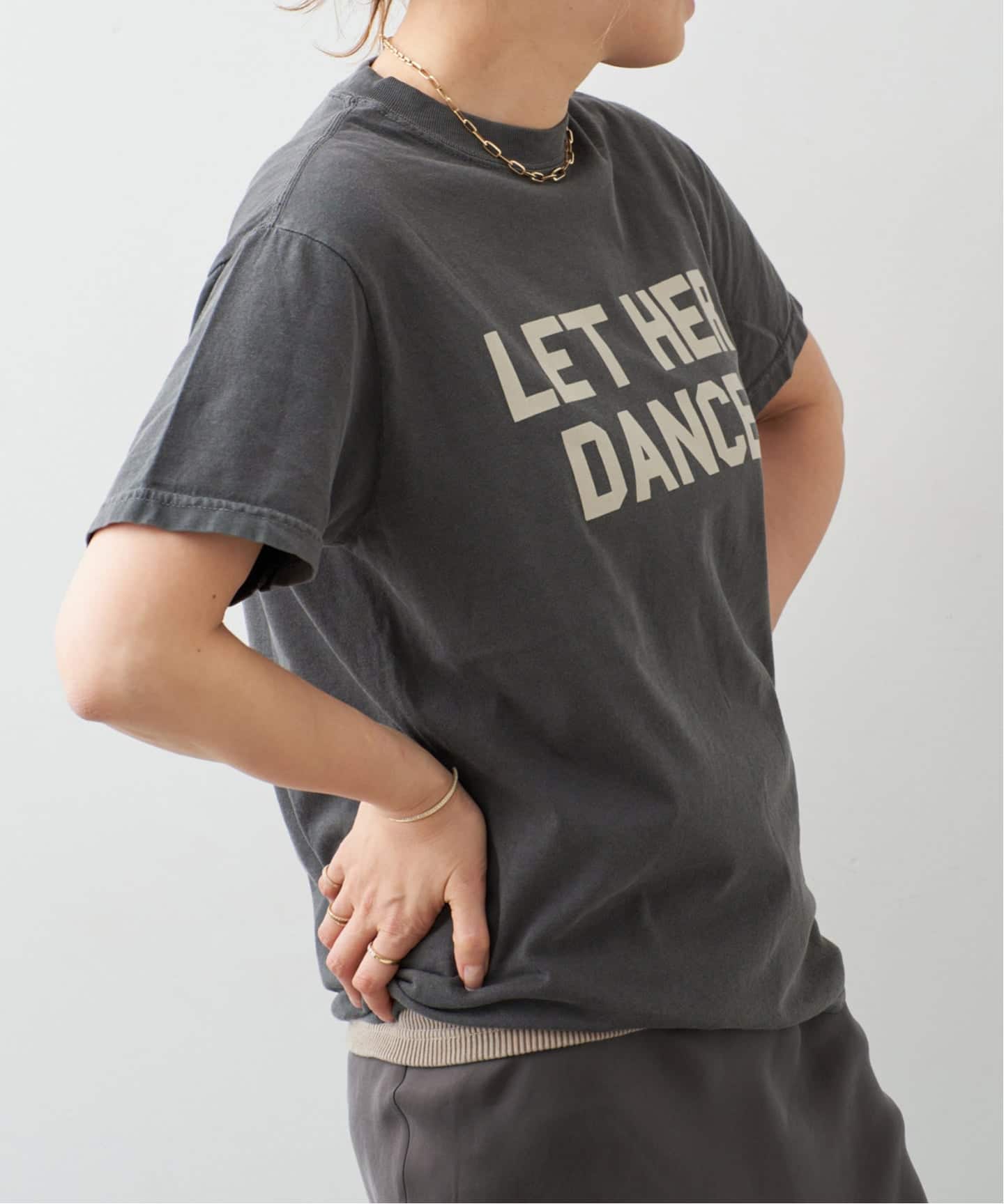 LET HER DANCE Tシャツ 2（Tシャツ／カットソー）｜Deuxieme Classe