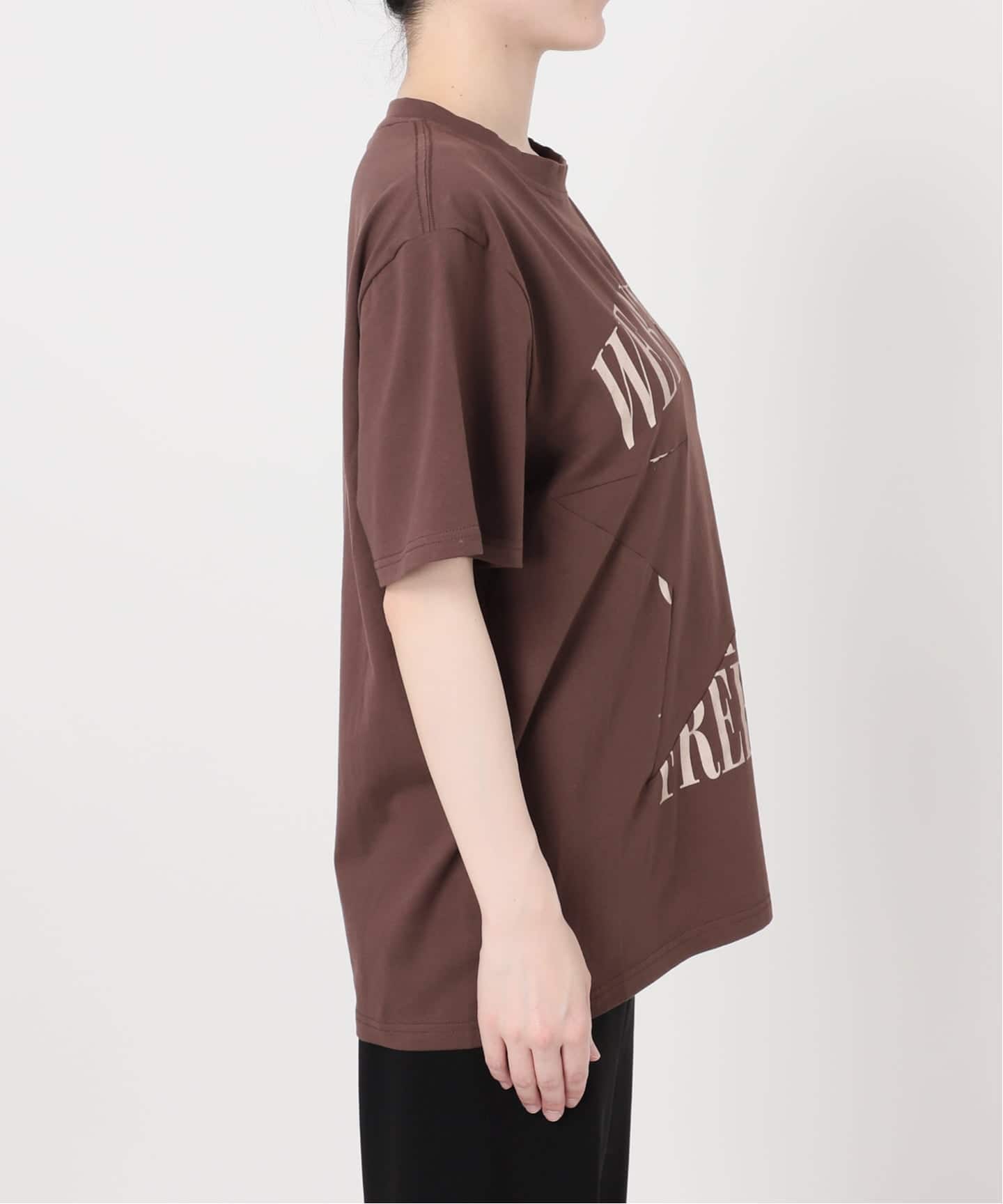 MUSE Deuxieme Classe Tシャツ ブラウン STAR Tシャツ（Tシャツ／カットソー）｜Deuxieme Classe