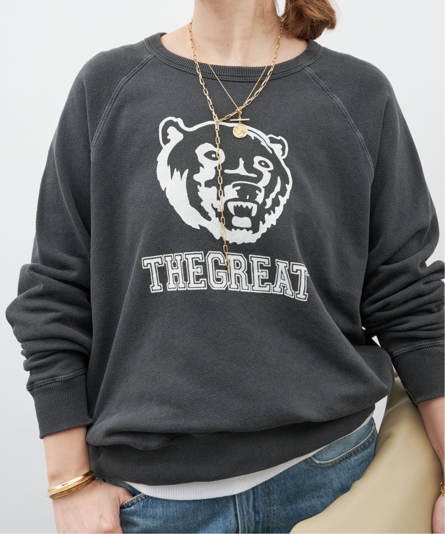 Deuxieme Classe / ドゥーズィエムクラス | THE GREAT BEAR SWEAT ベアー スウェット トレーナー | 1 | グレー | レディース DEUXIEME CLASSE - Deuxieme Classe / ドゥーズィエムクラス | THE