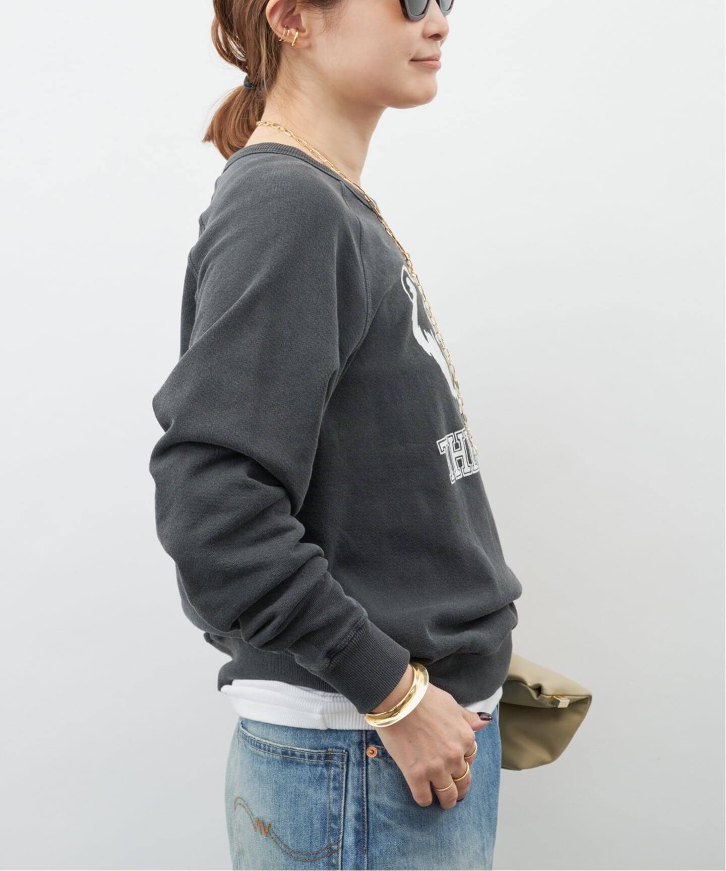 Deuxieme Classe / ドゥーズィエムクラス | THE GREAT BEAR SWEAT ベアー スウェット トレーナー | 1 | グレー | レディース DEUXIEME CLASSE - Deuxieme Classe / ドゥーズィエムクラス | THE