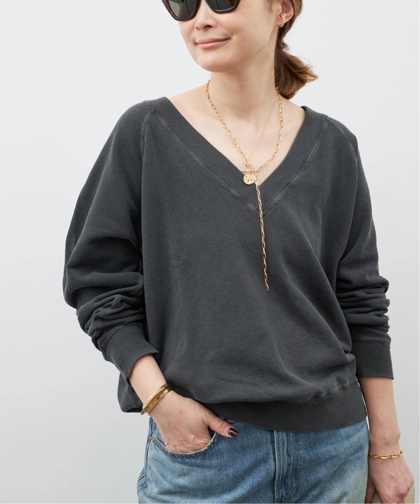 トップス Deuxieme Classe THE GREAT V-NECK SWEAT THE GREAT/ザ グレート】V-NECK SWEAT（スウェット）｜Deuxieme Classe