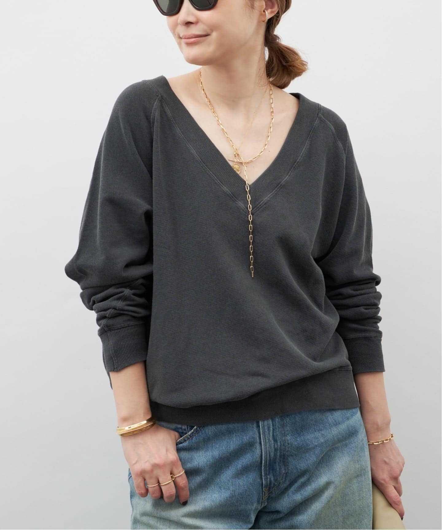 THE GREAT/ザ グレート】V-NECK SWEAT（スウェット）｜Deuxieme Classe