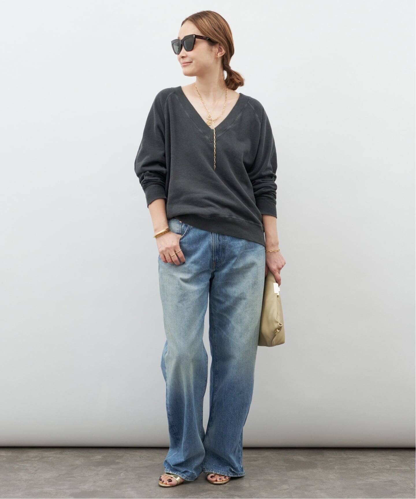 THE GREAT/ザ グレート】V-NECK SWEAT（スウェット）｜Deuxieme Classe