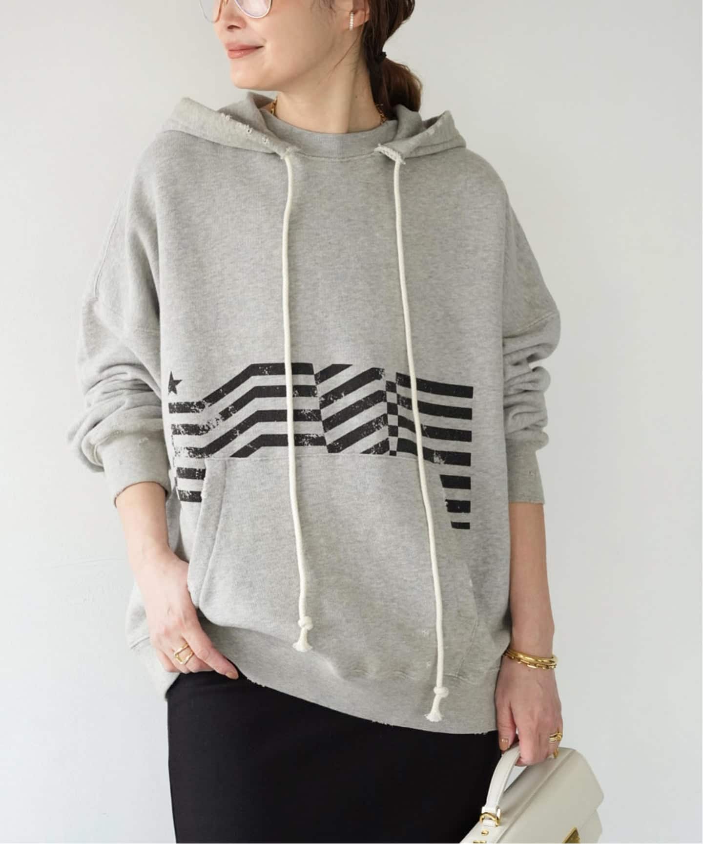 GOLDEN GOOSE / ゴールデングース】 COTTON HEAVY HOODIE（スウェット